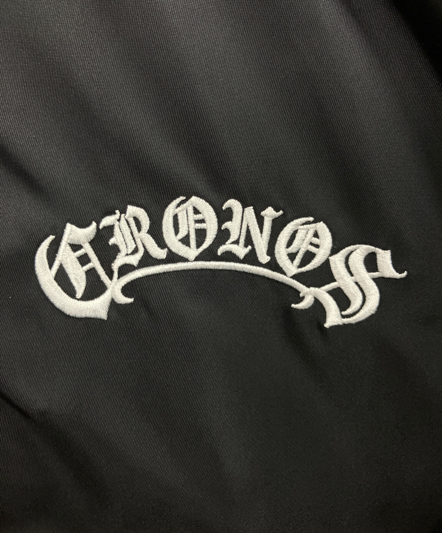 中古・古着通販】CRONOS (クロノス) BLACKLETTER MA-1 JACKET ブラック