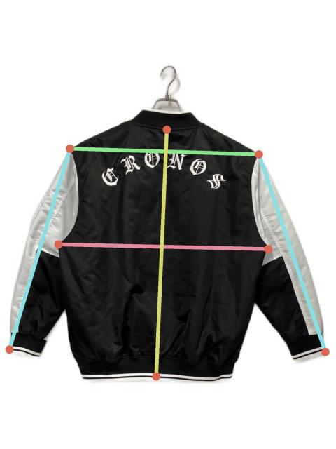 中古・古着通販】CRONOS (クロノス) BLACKLETTER MA-1 JACKET ブラック