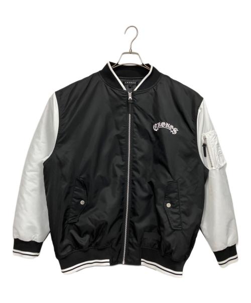 中古・古着通販】CRONOS (クロノス) BLACKLETTER MA-1 JACKET ブラック