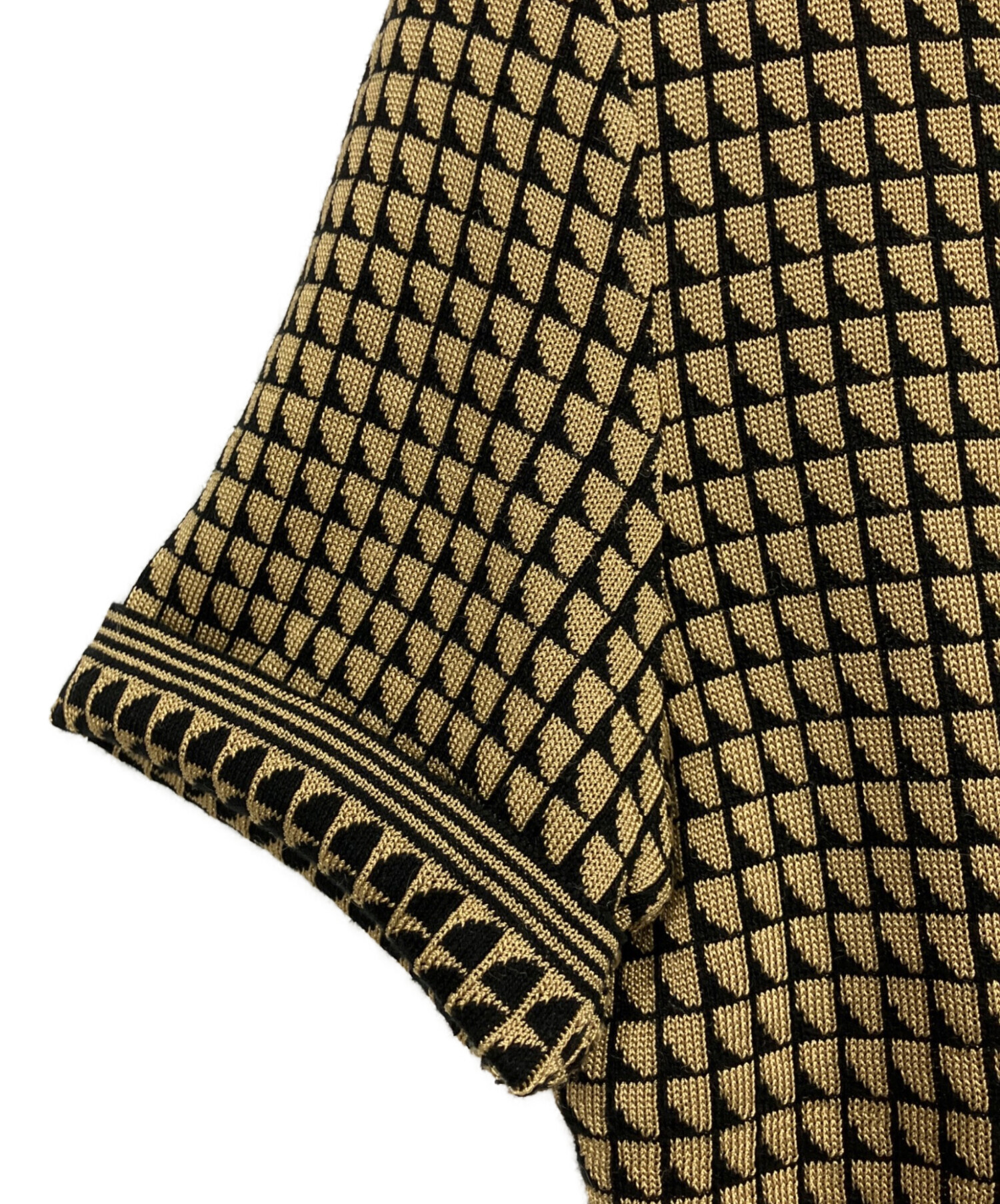 中古・古着通販】FENDI (フェンディ) 半袖ニットカットソー ブラック