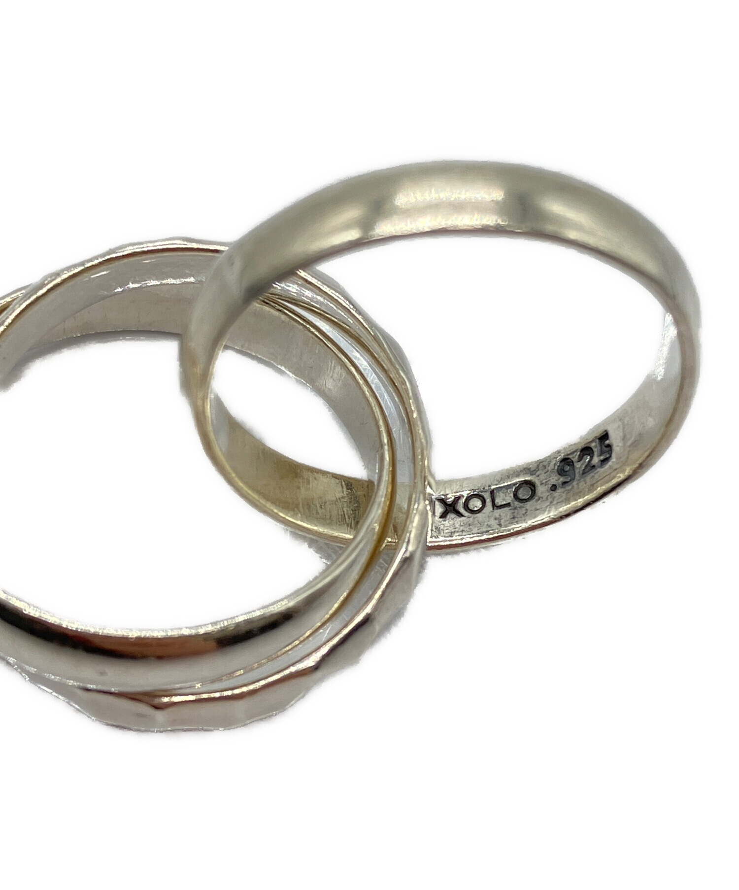 xolo jewery 3連リング　19号　美品 中古・古着通販】xolo jewelry (ショロ ジュエリー) 3連リング サイズ