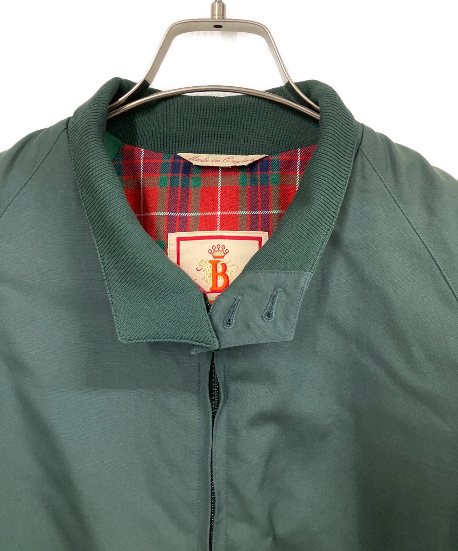 バラクータG9ハリントンジャケット英国製グリーン36古着vintage短丈M 中古・古着通販】BARACUTA (バラクータ) G9 ハリントンジャケット