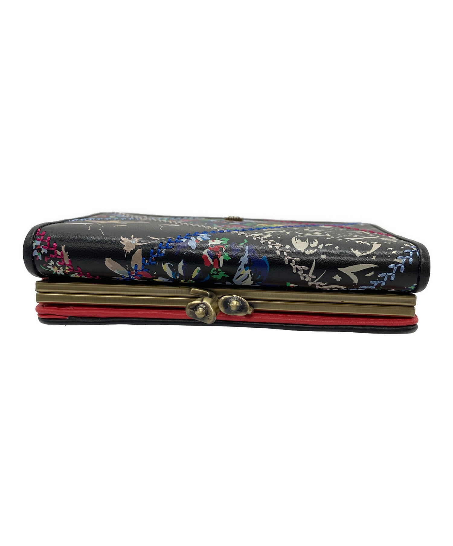 ANNA SUI がま口財布 中古・古着通販】ANNA SUI (アナスイ) がま口財布 ブラック｜ブランド