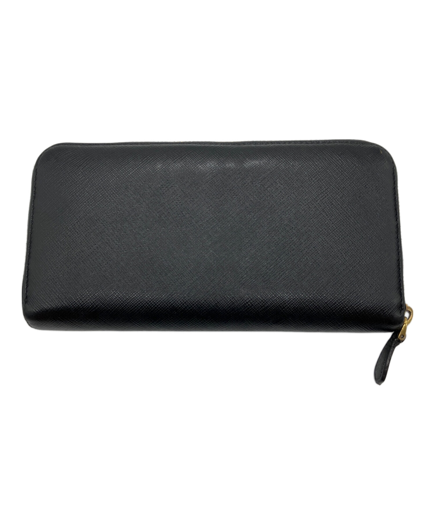 中古・古着通販】PRADA (プラダ) サフィアーノ ラウンドファスナー 長