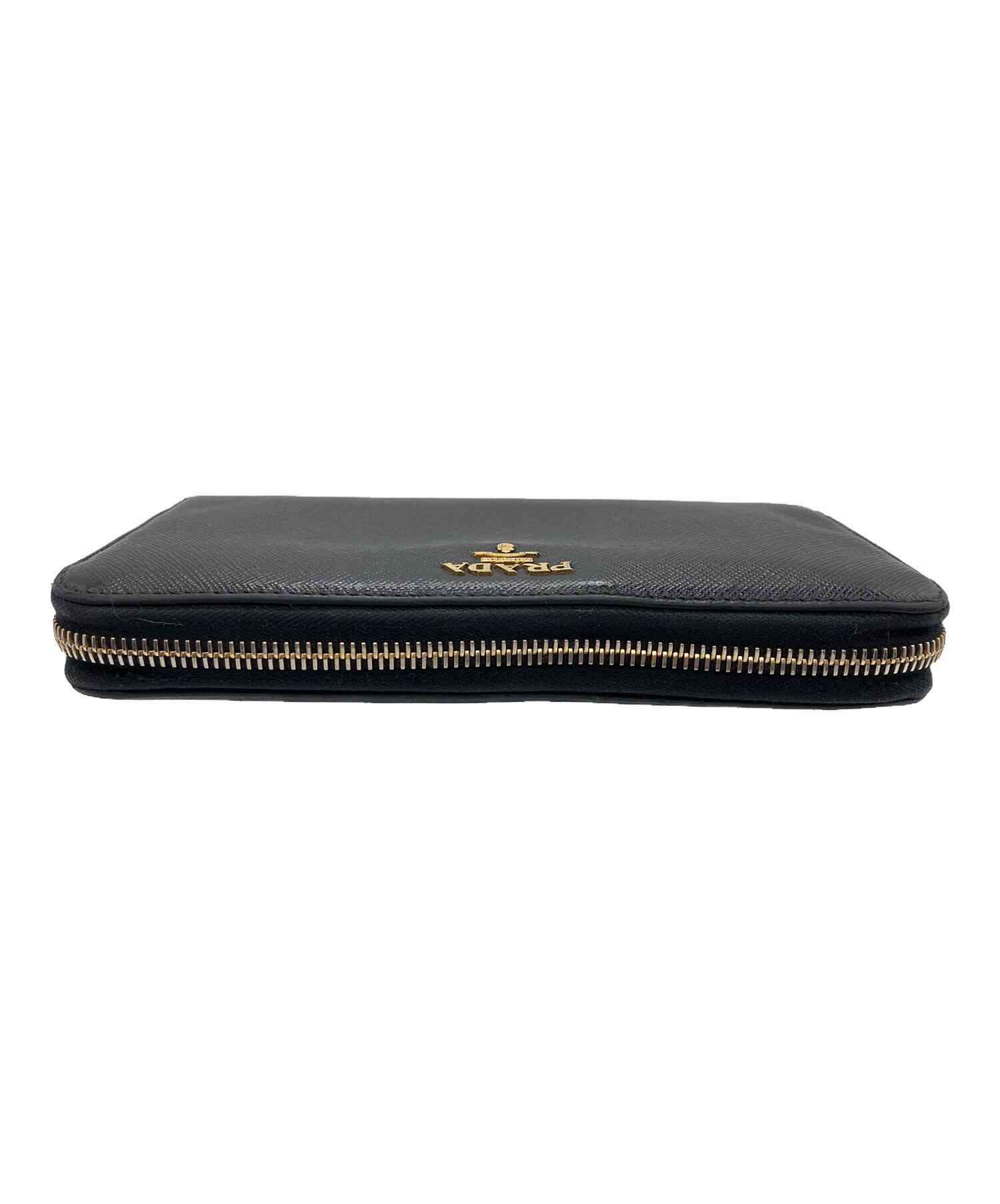 ✅【美品】 メンテ済み プラダ　オーガナイザー　PRADA ラウンドファスナー 中古・古着通販】PRADA (プラダ) サフィアーノ ラウンドファスナー 長