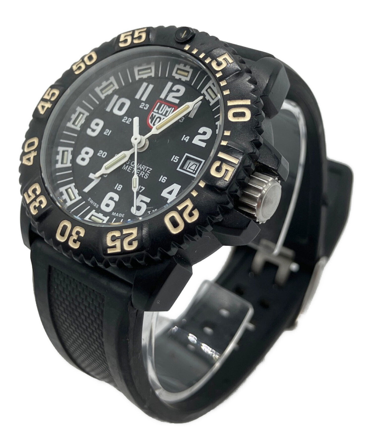 【中古】LUMINOX スイス製 ブラック腕時計 中古・古着通販】LUMINOX (ルミノックス) 腕時計｜ブランド・古着通販