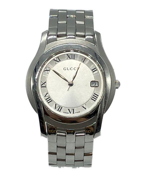 中古・古着通販】GUCCI (グッチ) クォーツ 腕時計 シルバー｜ブランド