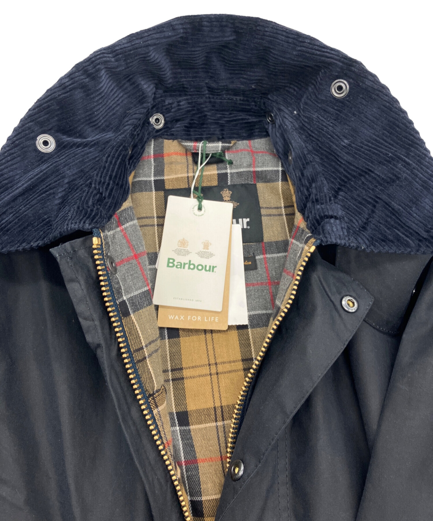 中古・古着通販】Barbour (バブアー) BORDER WAXED COTTON / ワックス