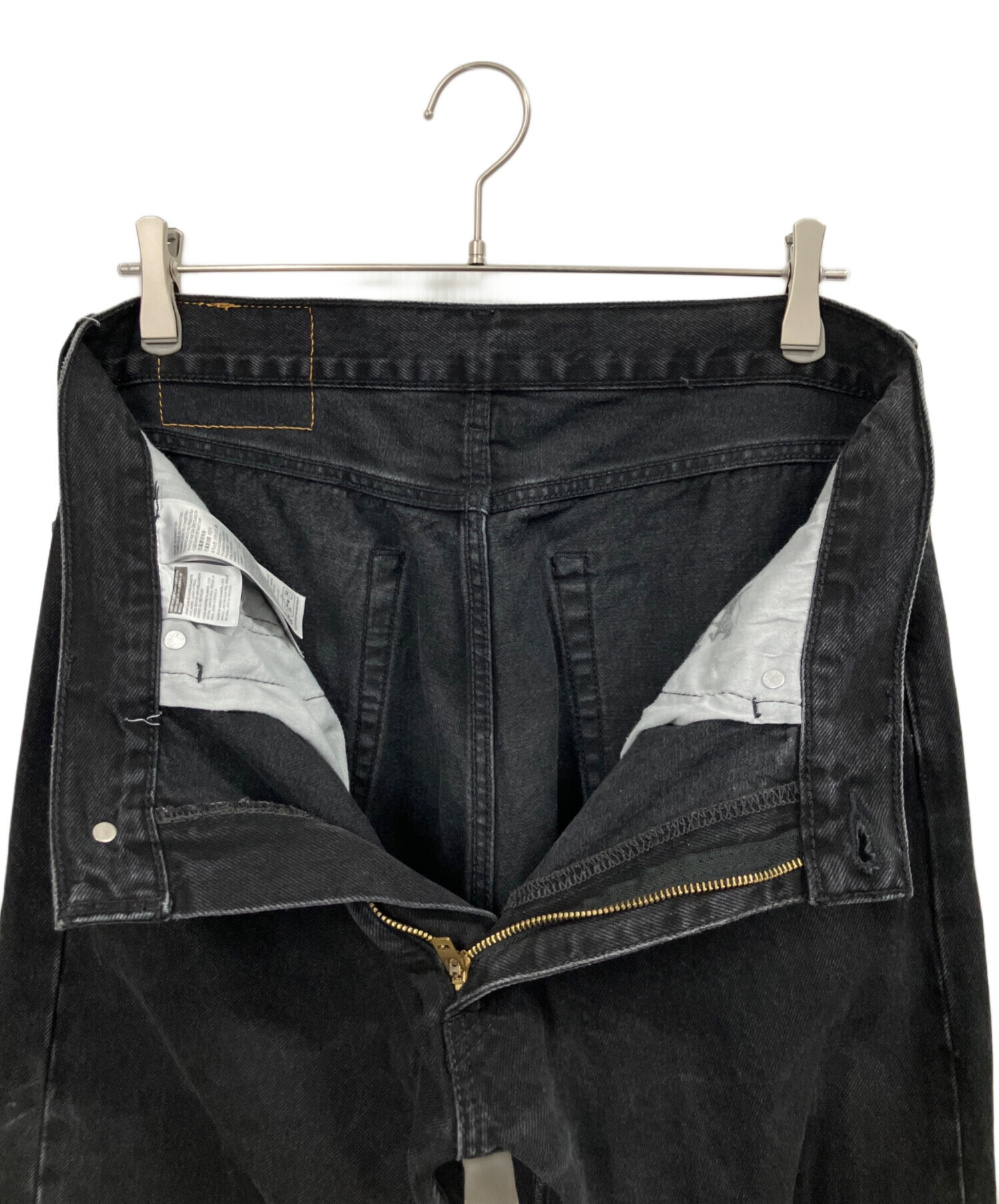 中古・古着通販】LEVI'S (リーバイス) 555 デニムパンツ ブラック