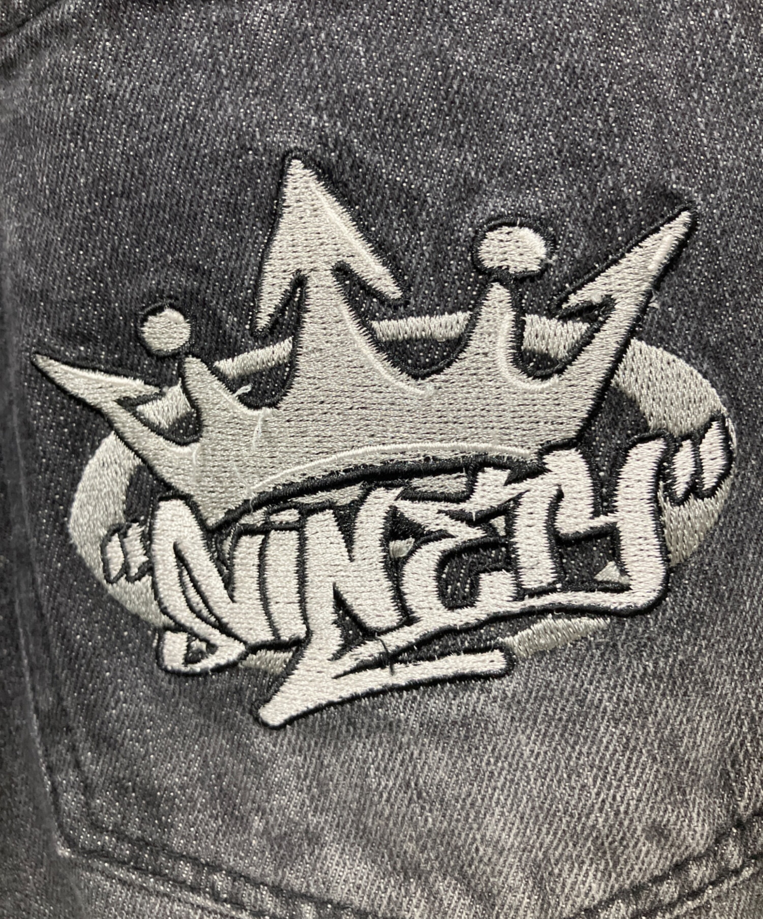 中古・古着通販】9090 (9090) King Logo Buggy Denim Pants / デニム