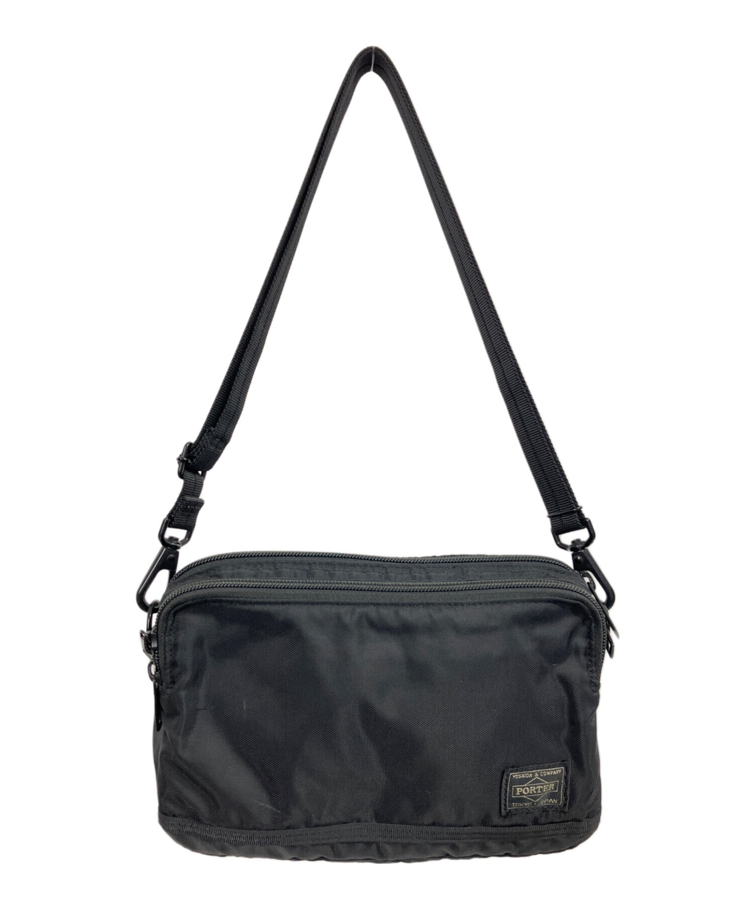 中古・古着通販】PORTER (ポーター) FLASH ショルダーバッグ ブラック