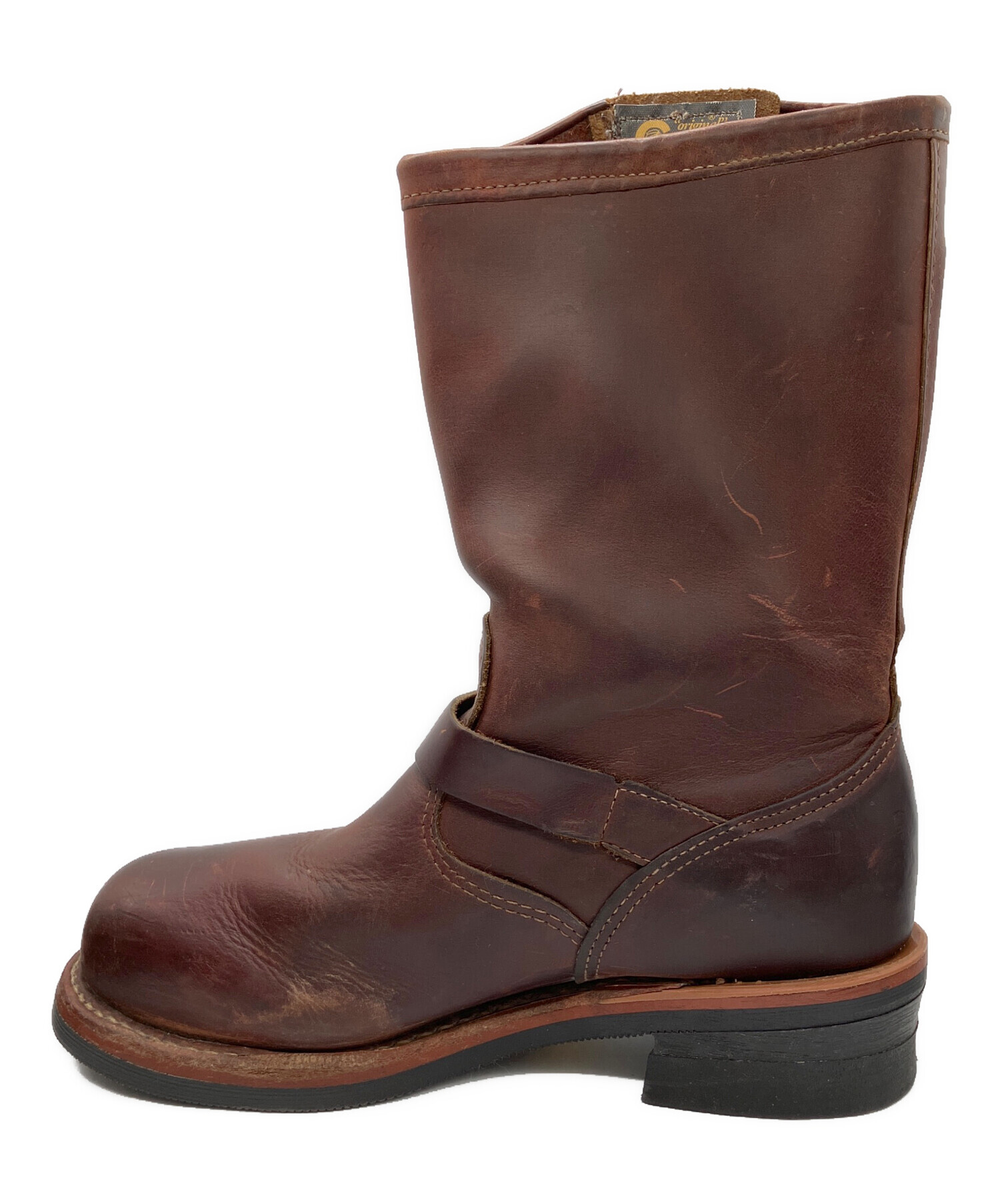あ*！様 CHIPPEWA エンジニアブーツ ブラウン 中古・古着通販】CHIPPEWA (チペワ) エンジニアブーツ ブラウン サイズ