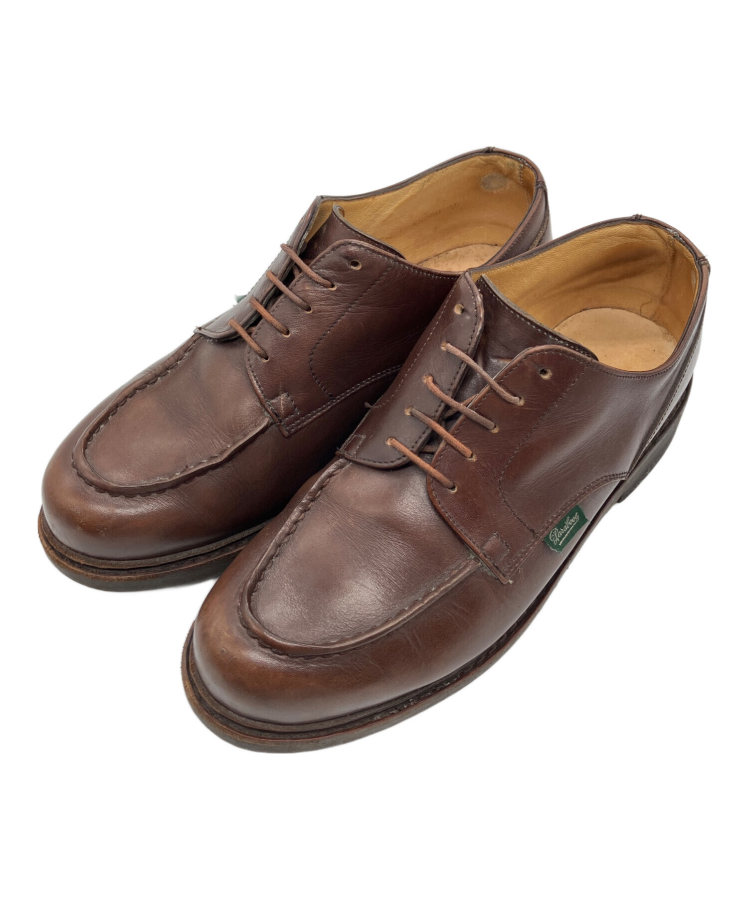 Paraboot ビジネス・ドレスシューズ EU44(29cm位) 茶 【古着】【中古】 中古・古着通販】PARABOOT (パラブーツ) シャンボート ブラウン サイズ