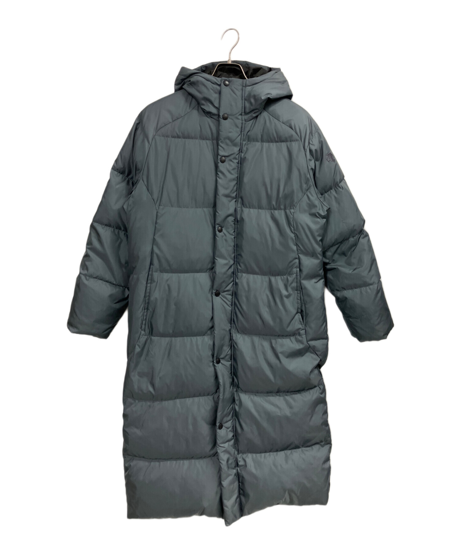 DESCENTE デサント ダウンコート S 紺 【古着】【中古】【送料無料】 中古・古着通販】DESCENTE (デサント) スーパーロングダウンコート