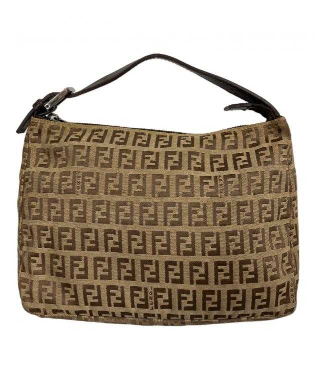 中古・古着通販】FENDI (フェンディ) ズッキーノ ミニバッグ ブラウン