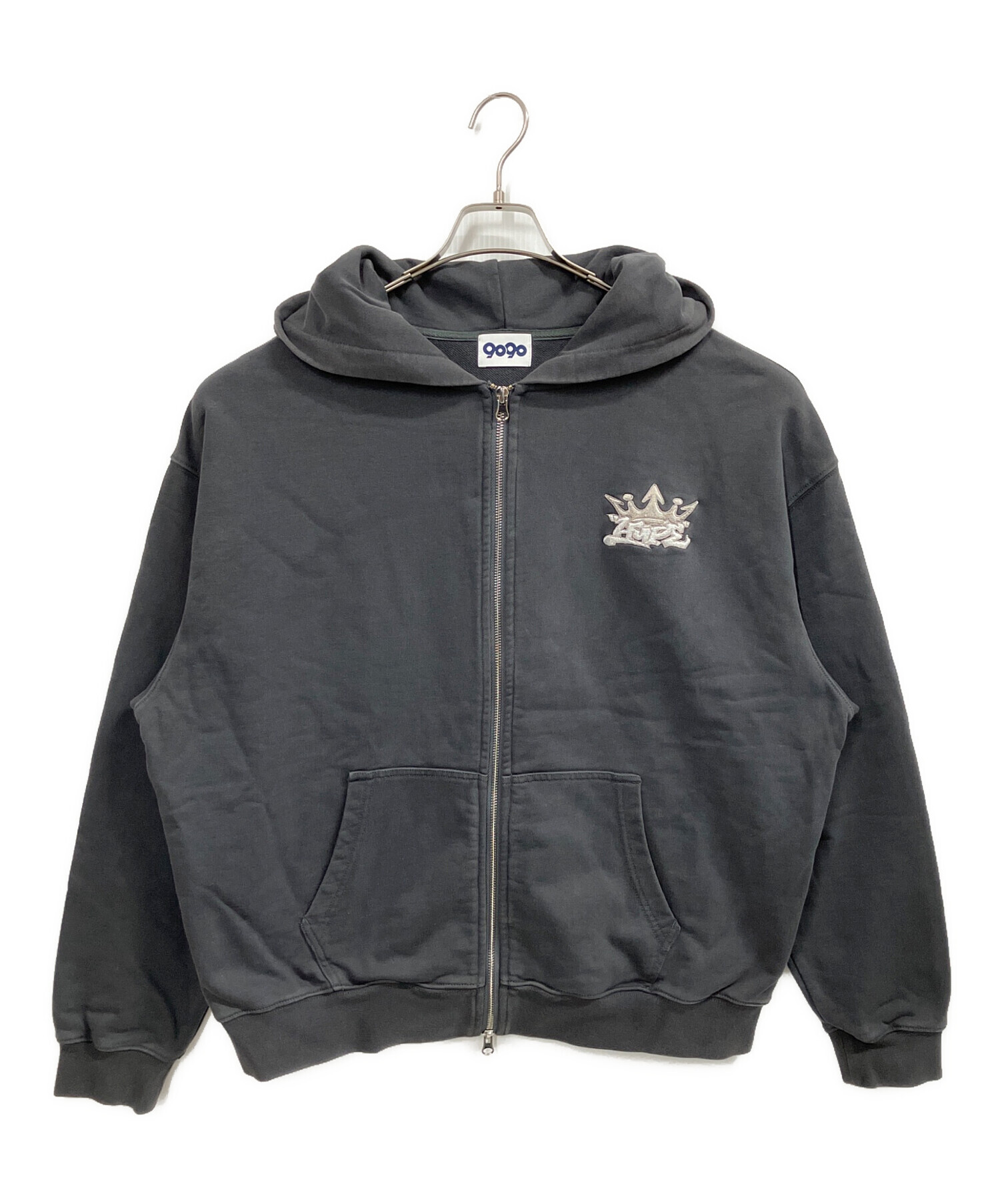 中古・古着通販】9090 (9090) HYPE Logo ZIP Hoodie 