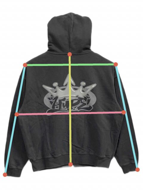 古着 00's ヒップホップ　HIPHOP スカジャン　フーディ　パーカー　4点 中古・古着通販】9090 (9090) HYPE Logo ZIP Hoodie 
