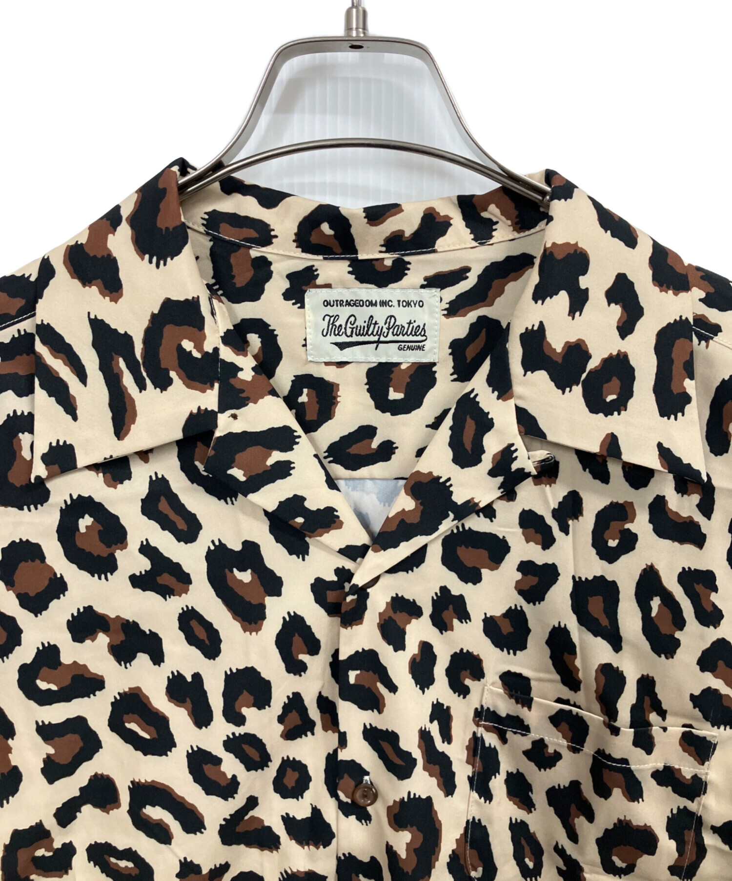 中古・古着通販】WACKO MARIA (ワコマリア) レオパードシャツ ベージュ