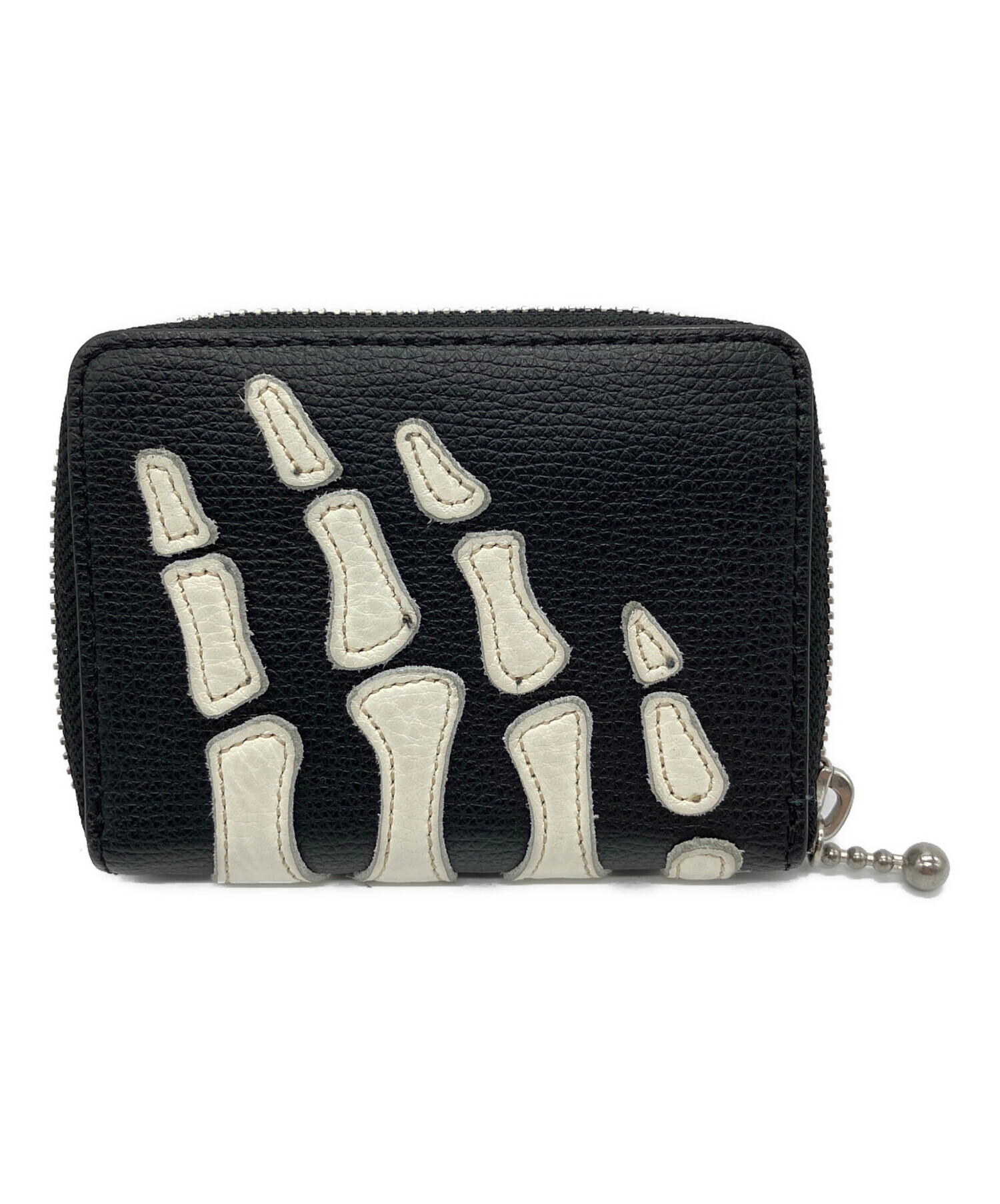 中古・古着通販】KAPITAL (キャピタル) BONE WALLET MINI ブラック