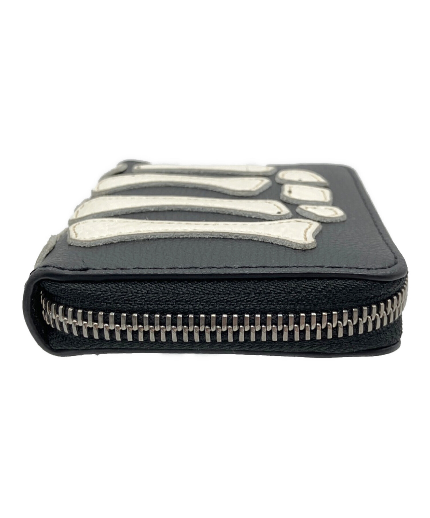 中古・古着通販】KAPITAL (キャピタル) BONE WALLET MINI ブラック