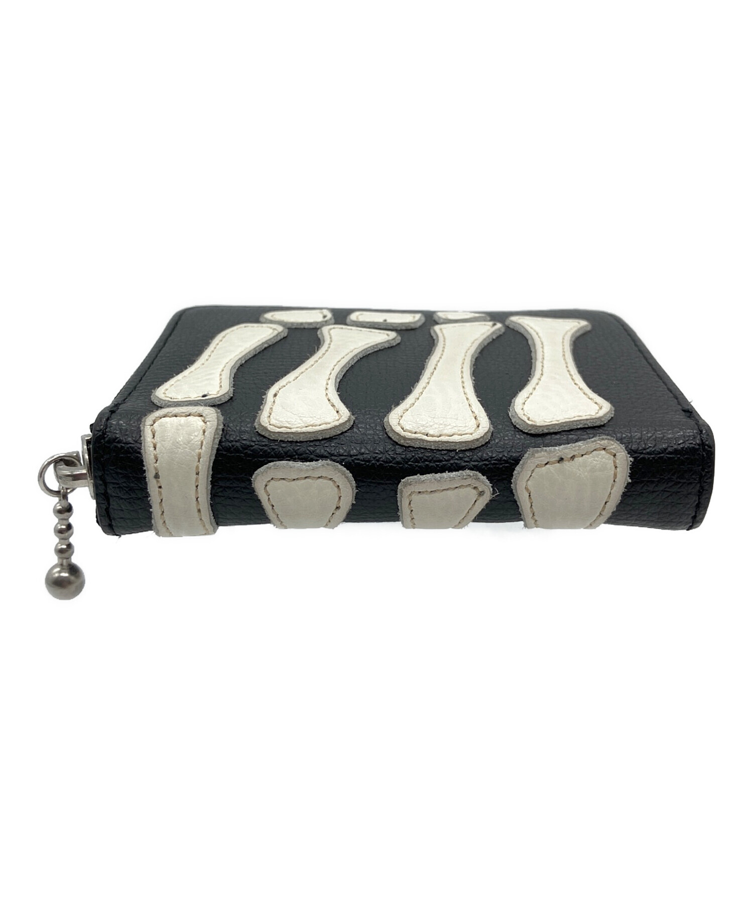 中古・古着通販】KAPITAL (キャピタル) BONE WALLET MINI ブラック