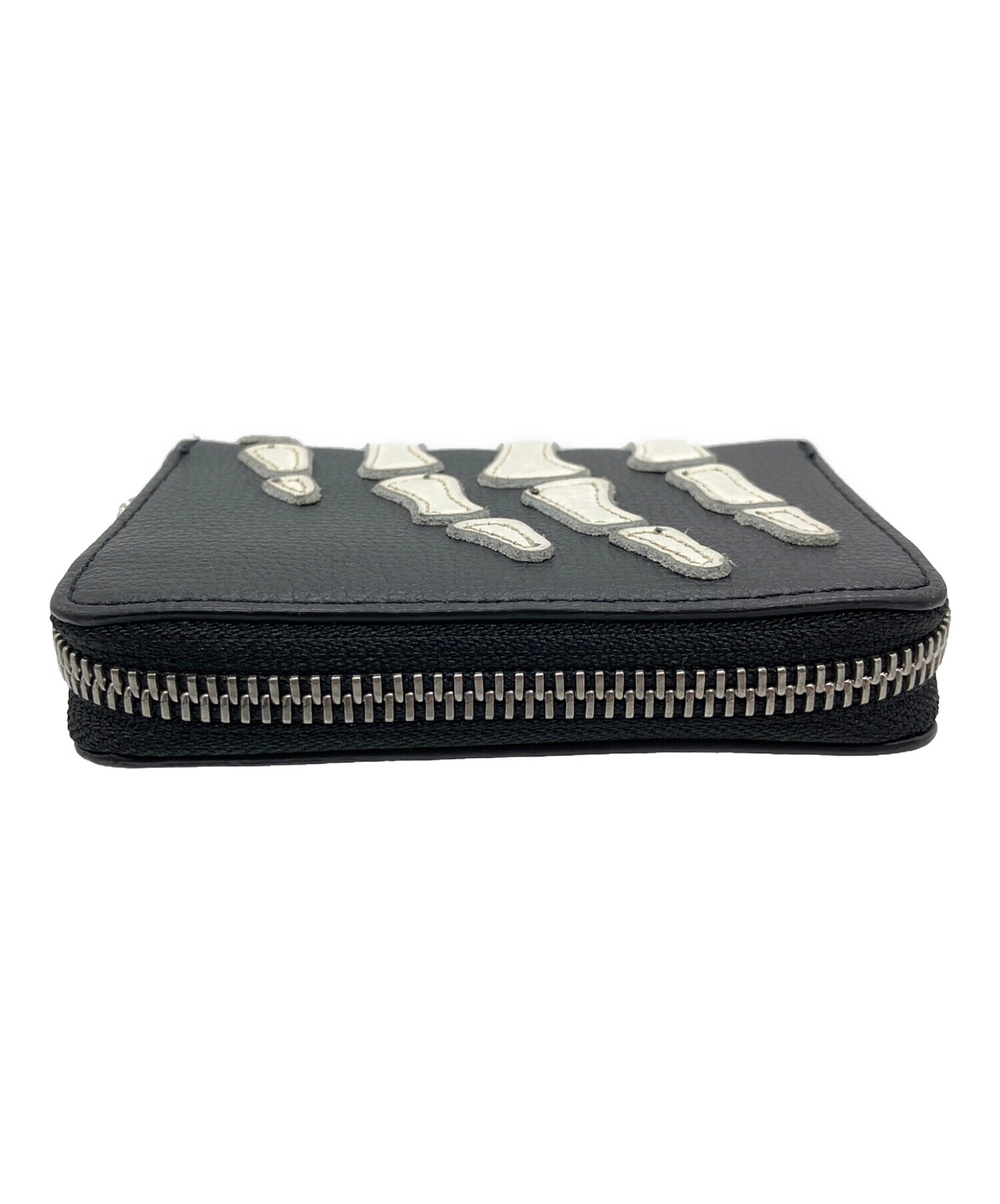 中古・古着通販】KAPITAL (キャピタル) BONE WALLET MINI ブラック