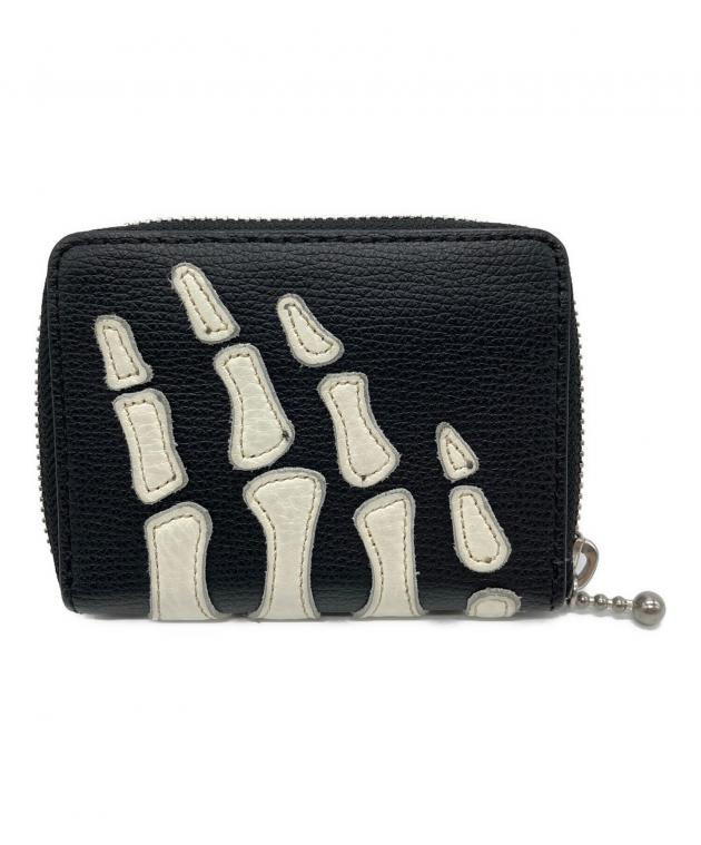kapital キャピタル　二つ折り財布 中古・古着通販】KAPITAL (キャピタル) BONE WALLET MINI ブラック