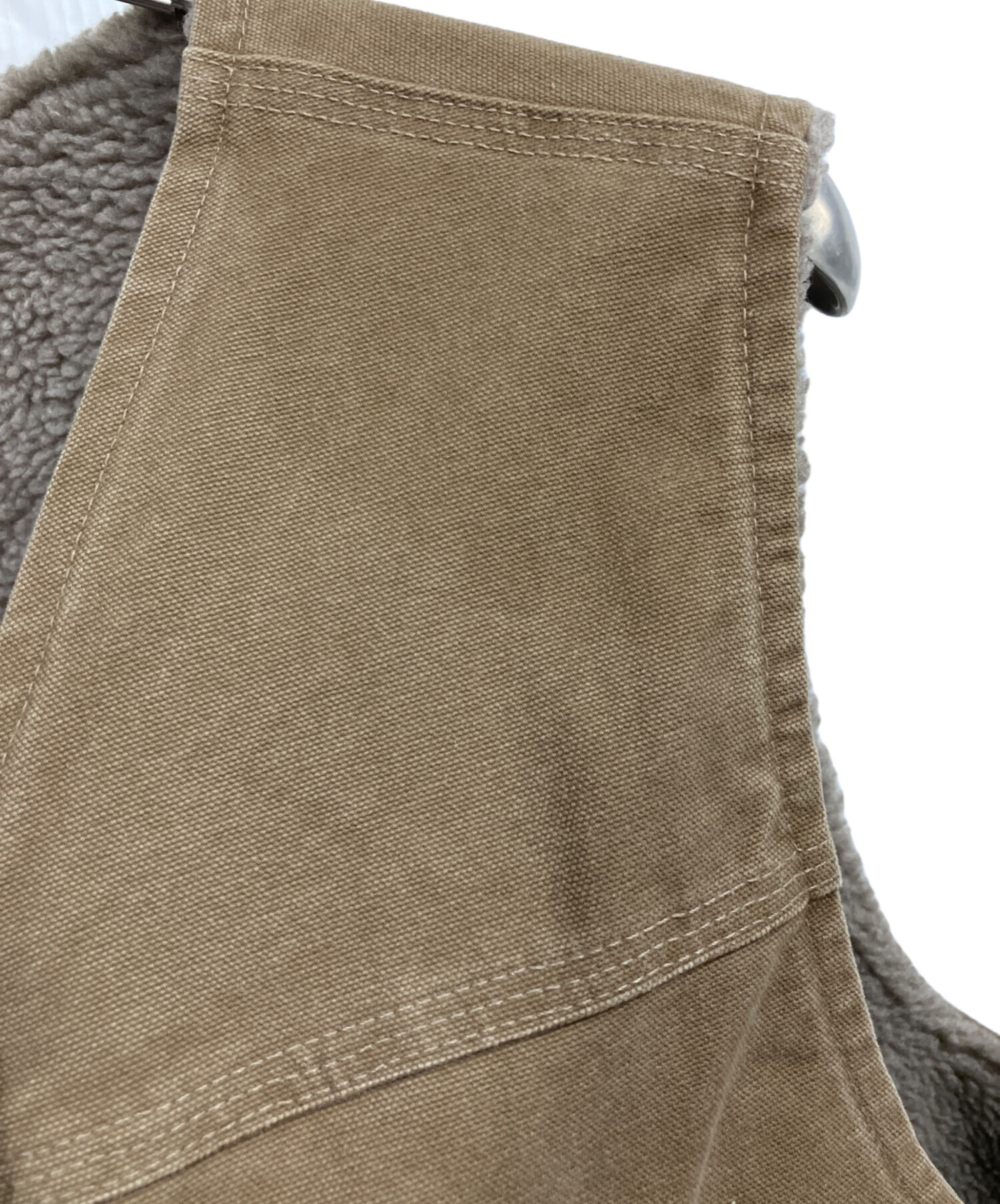 中古・古着通販】CarHartt (カーハート) 裏ボアダックベスト ブラウン