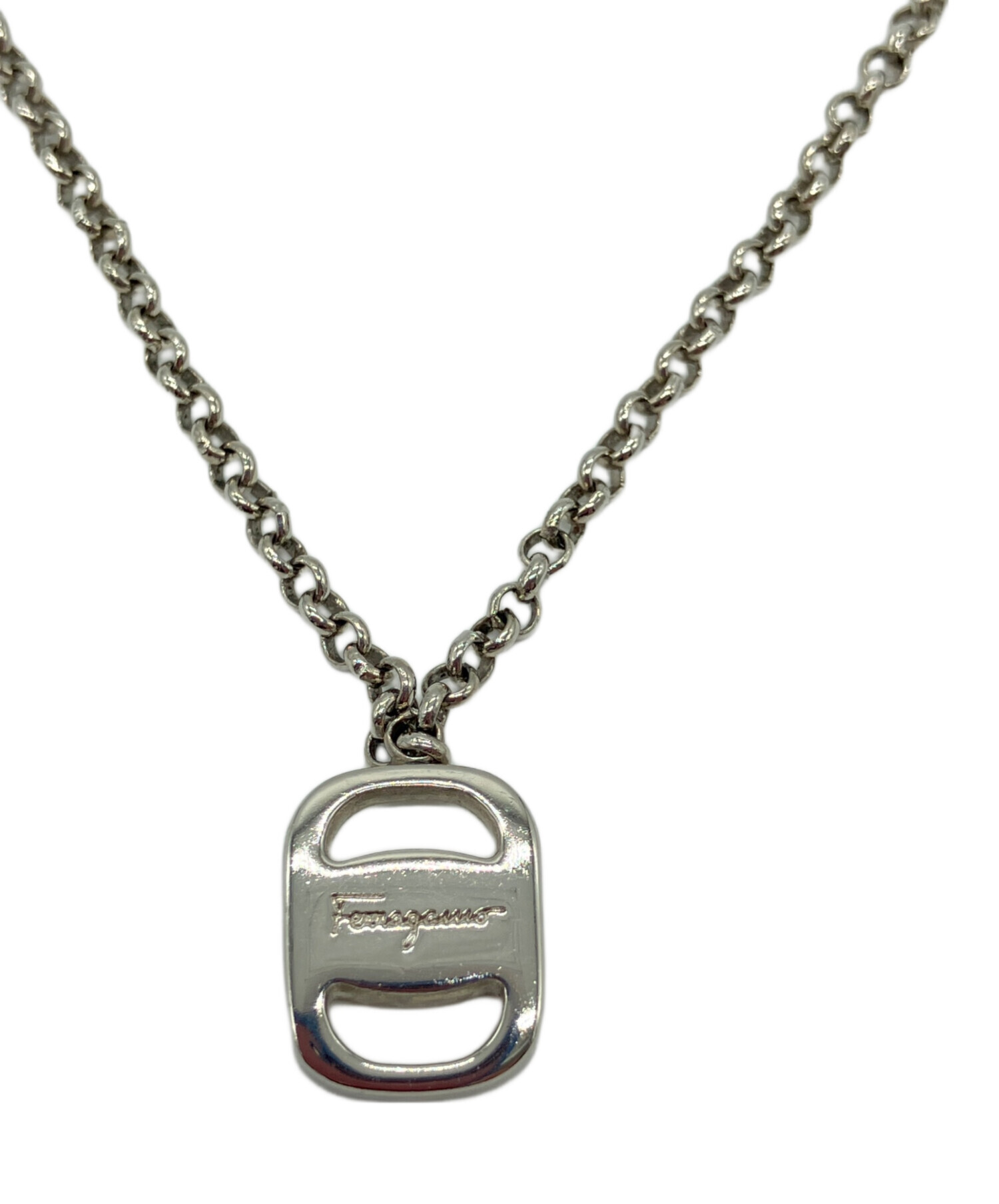 Salvatore Ferragamoネックレス シルバー 中古・古着通販】Salvatore Ferragamo (サルヴァトーレ フェラガモ
