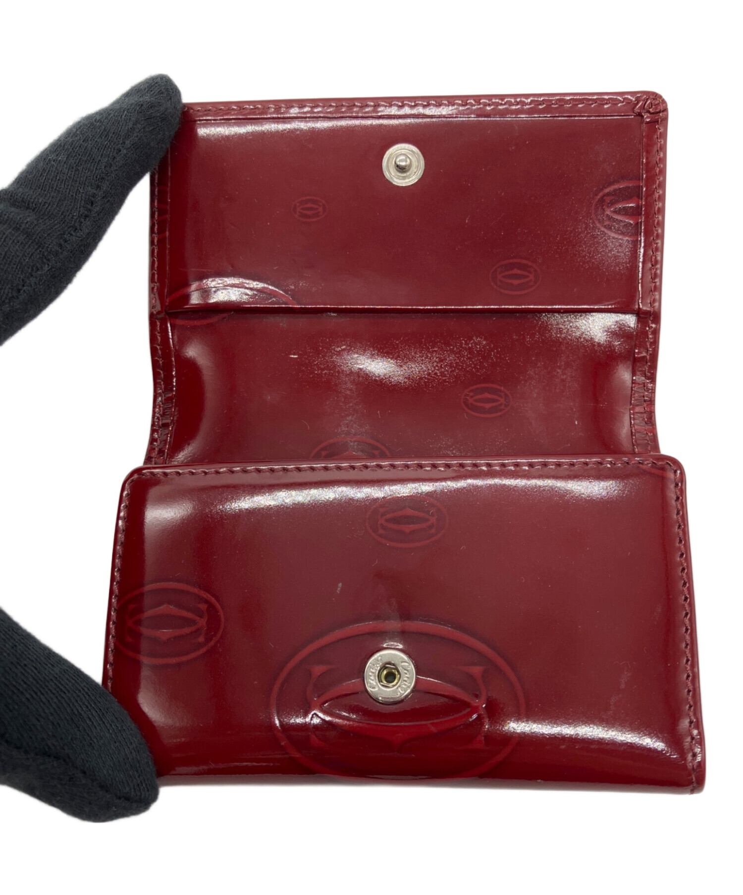 未使用✨カルティエ ハッピーバースデー レザー 6連キーケース エナメル 中古・古着通販】Cartier (カルティエ) ハッピーバースデー 6連キー