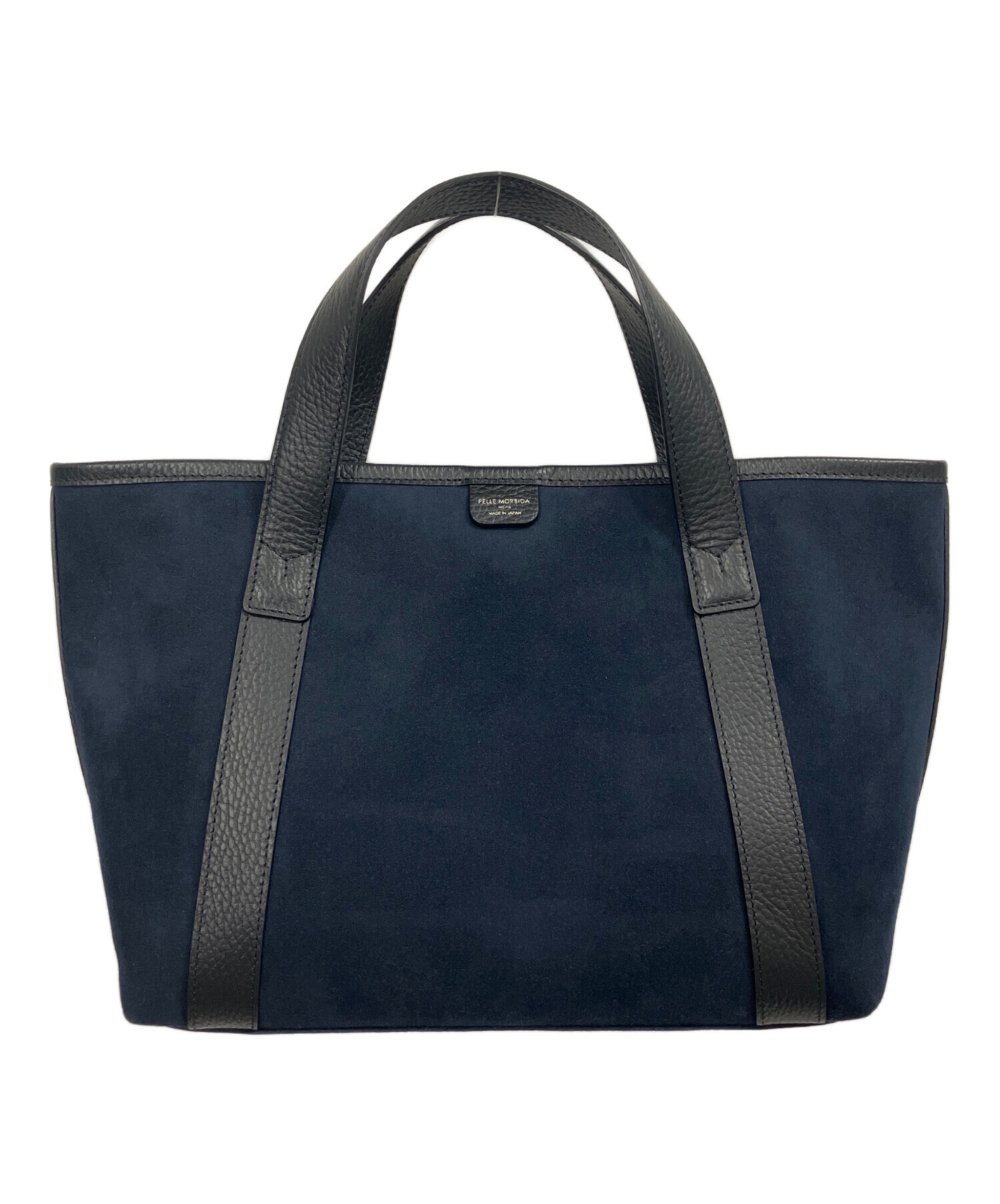 PELLE MORBIDA ハンドバッグ ネイビー 中古・古着通販】PELLE MORBIDA (ペッレモルビダ) Tela Marinab