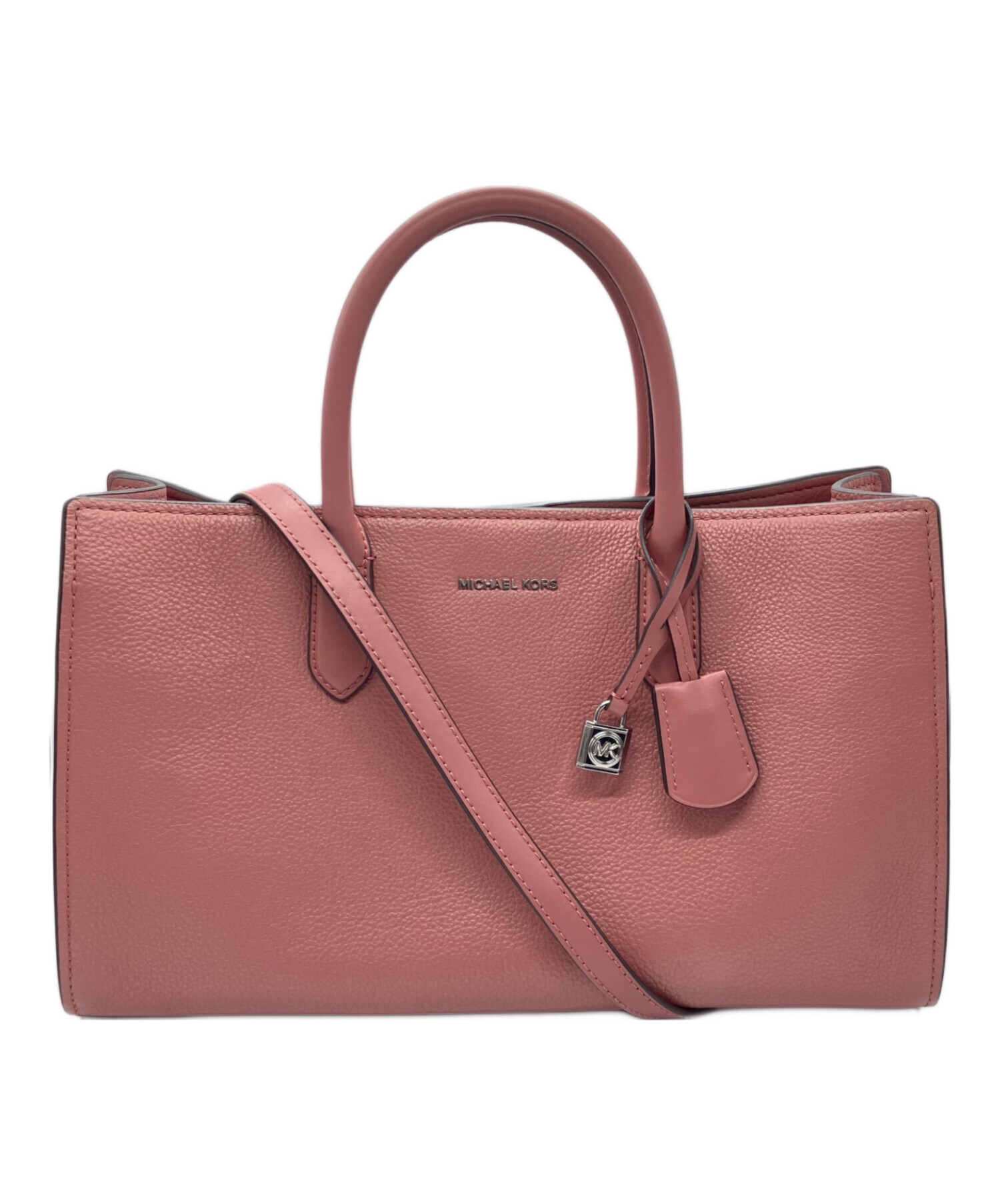 美品マイケルコース CHELSEA クラッチショルダー2wayバッグ フォーマル 中古・古着通販】MICHAEL KORS (マイケルコース) サッチェル 2WAY