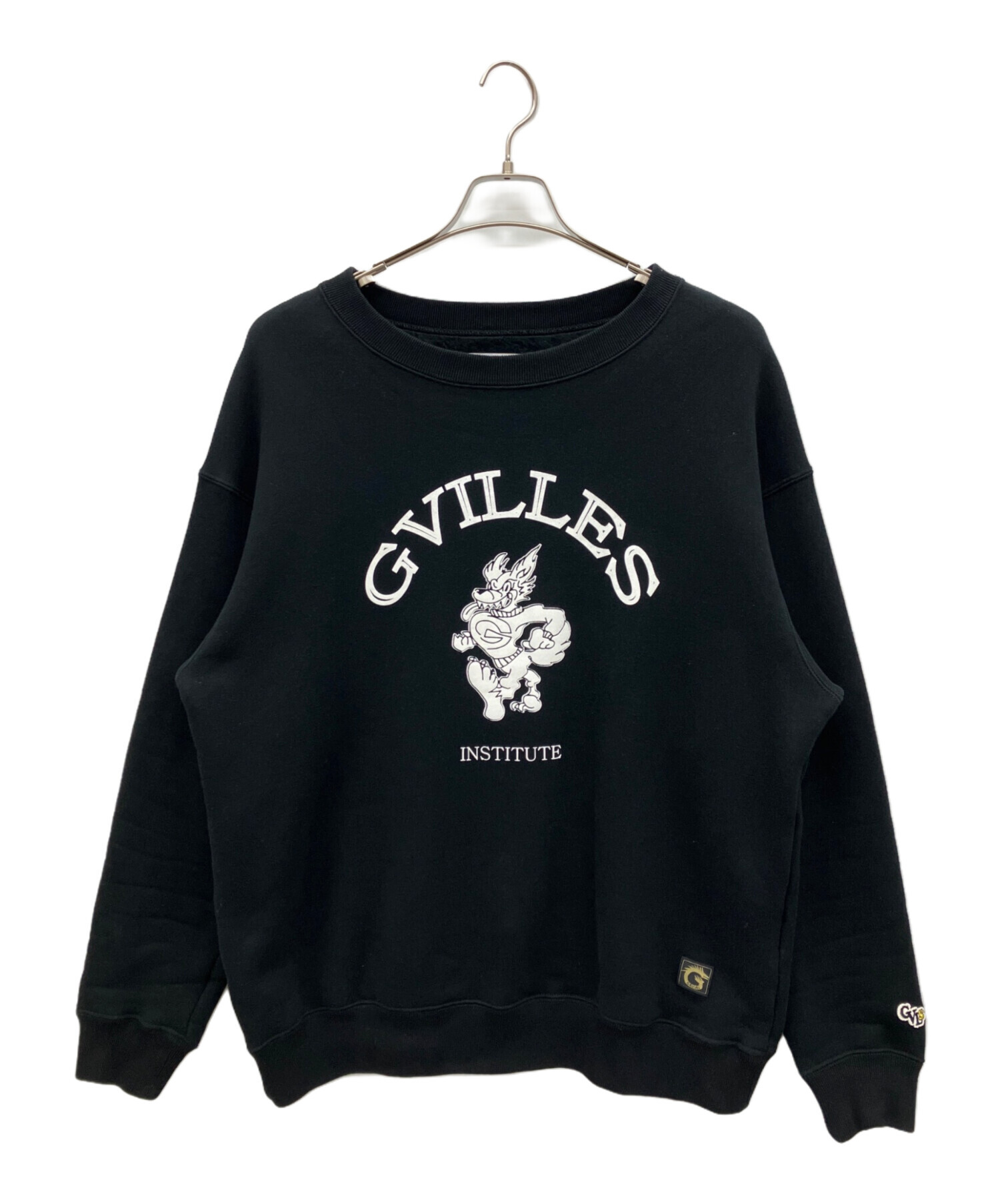 中古・古着通販】GVLS (ガヴィル) スウェット ブラック サイズ:S