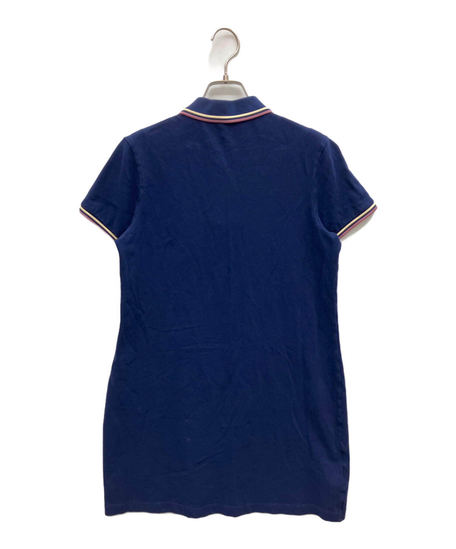 FRED PERRY ネイビー 半袖ミニワンピース FRED PERRY - FRED PERRY フレッドペリー ネイビー 半袖ミニワンピース