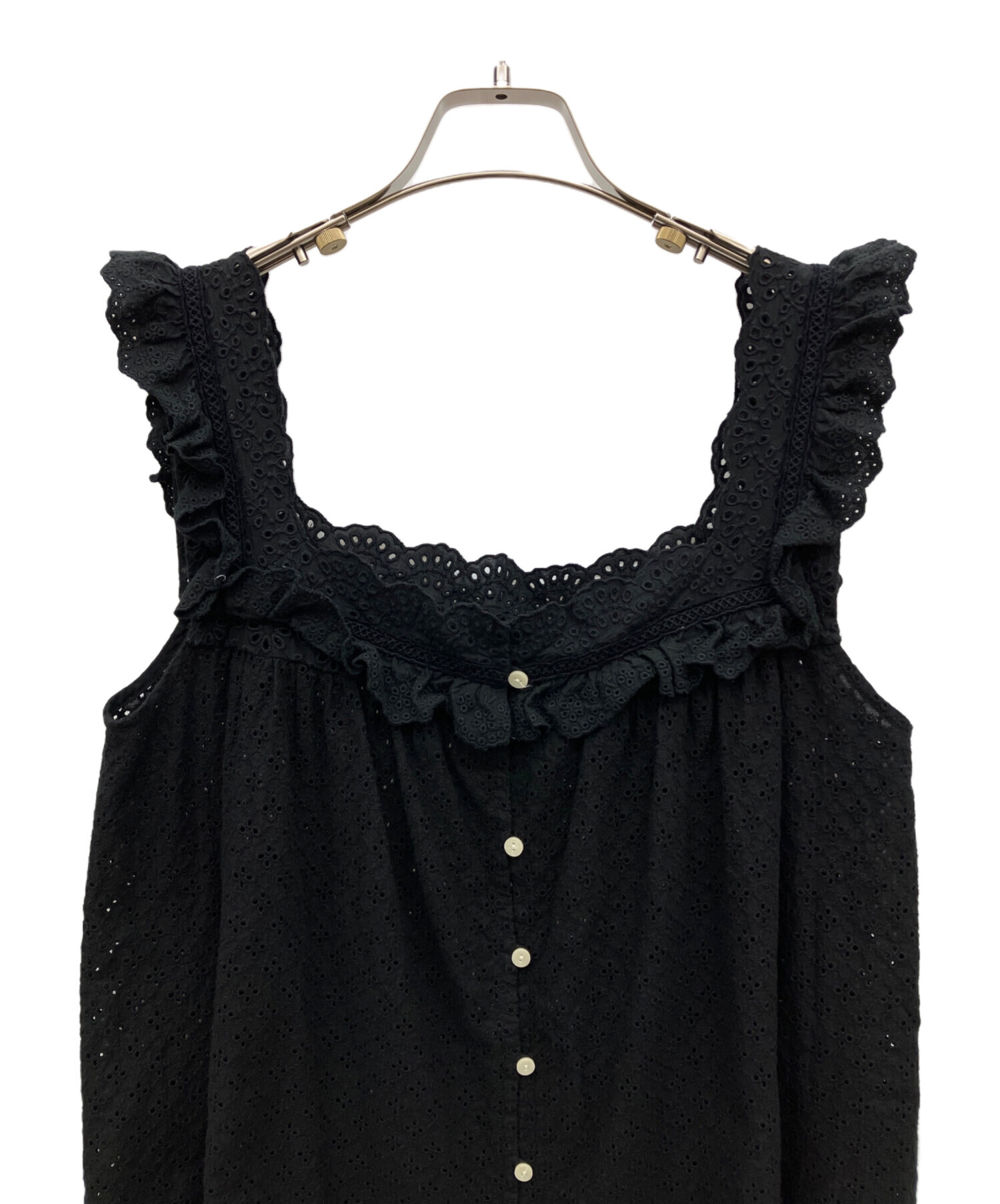 中古・古着通販】BEAMS BOY (ビームスボーイ) カットワークブラウス 