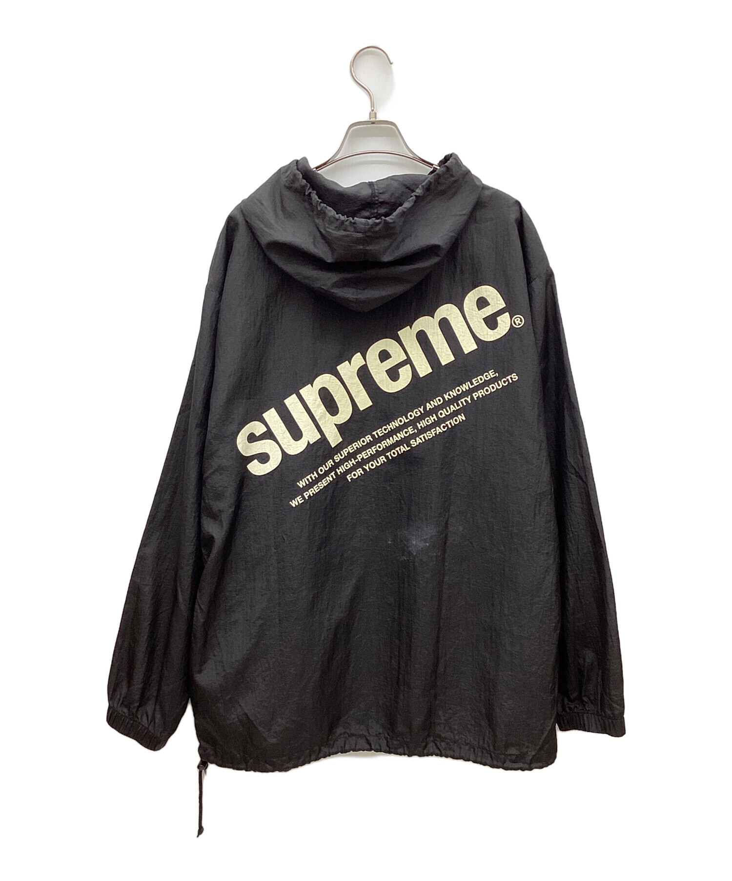 シュプリーム　アノラックパーカー 中古・古着通販】SUPREME (シュプリーム) アノラックパーカー ブラック