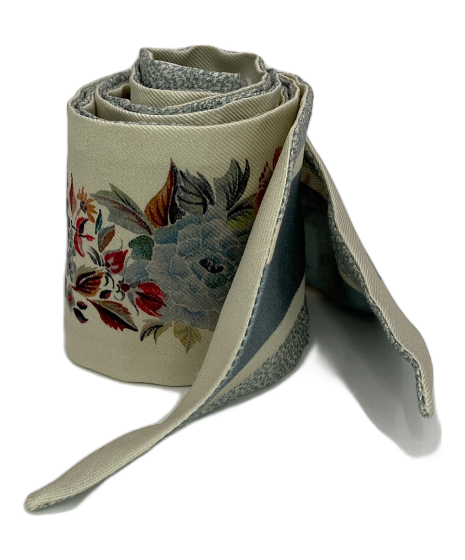 美品　クリスチャン ディオール Dロゴ SILK100% ミニスカーフ　即日発送 中古・古着通販】Christian Dior (クリスチャン ディオール) シルク