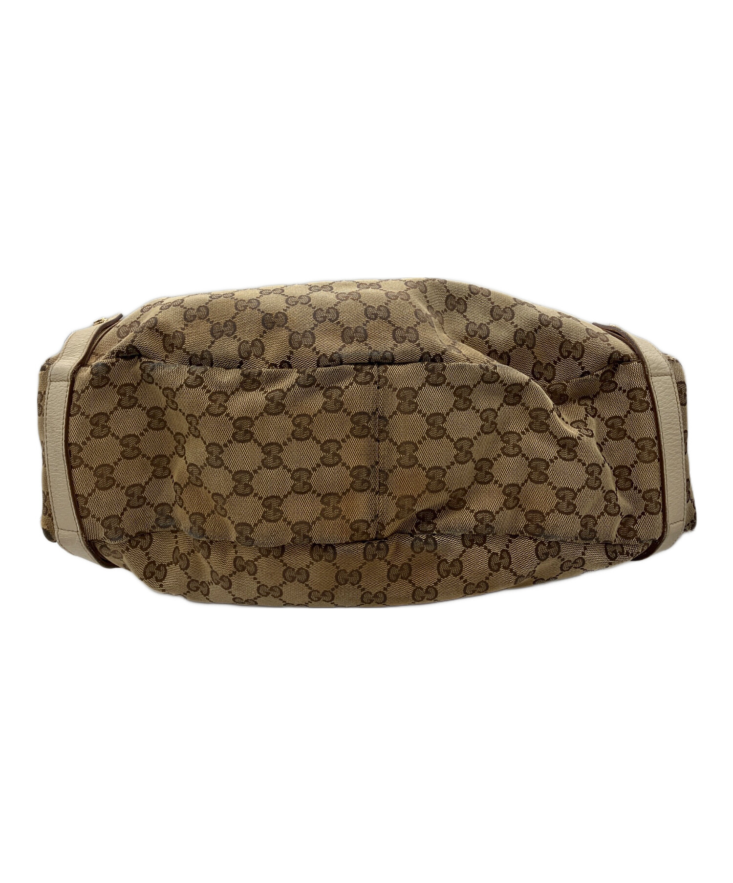 中古・古着通販】GUCCI (グッチ) トートバッグ ベージュ サイズ