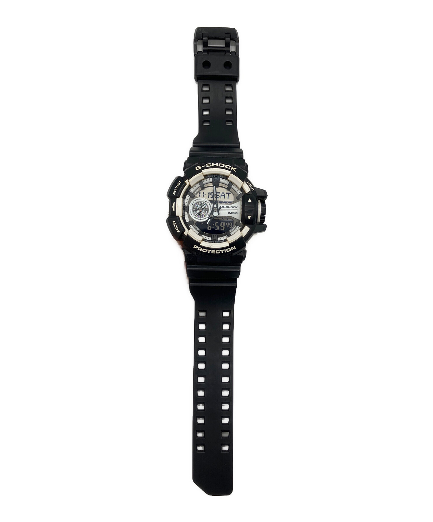 CASIO カシオ G-SHOCK GA-400 ホワイト 白 メンズ 腕時計-ミクロマン