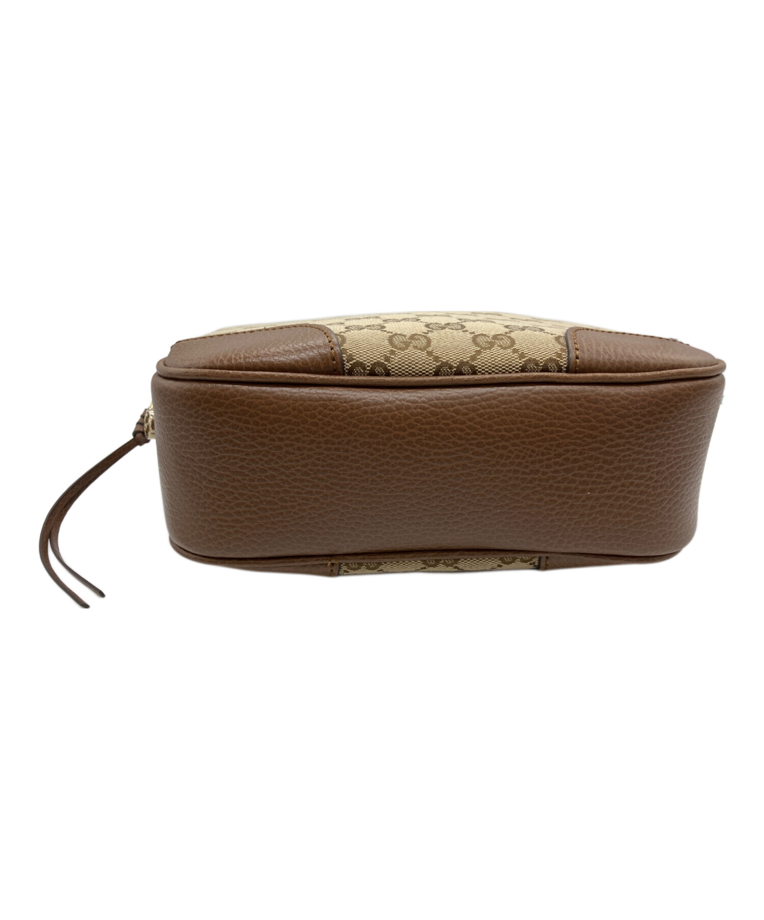 Gucci ショルダーバッグ ベージュ/ブラウン 中古・古着通販】GUCCI (グッチ) GG総柄ショルダーバッグ ベージュ