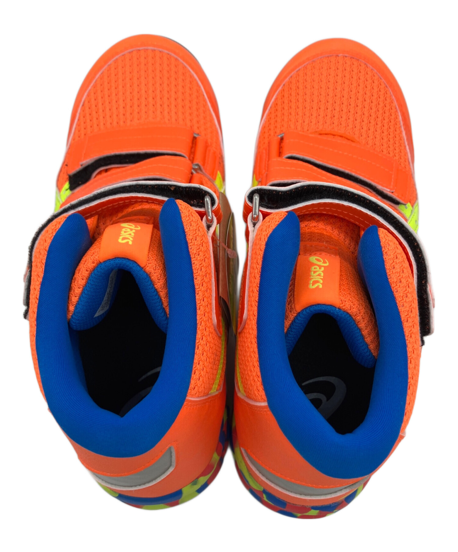 中古・古着通販】asics (アシックス) ハイカットスニーカー オレンジ