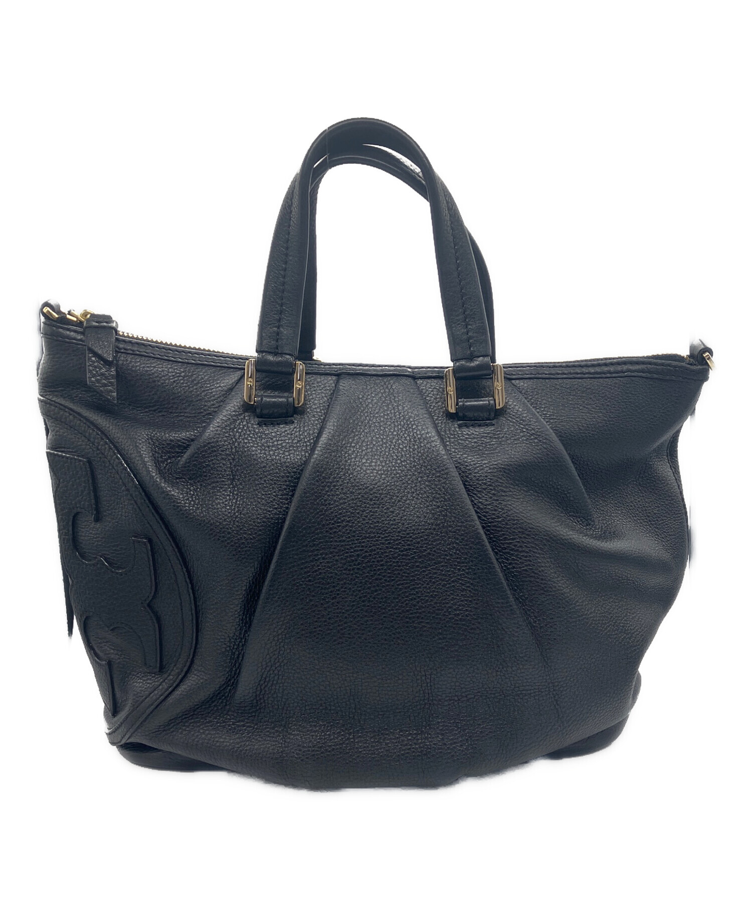 TORY BURCH / トリーバーチ ■2wayバッグ レザー　ブラック ブランド【バッグ/バック/BAG/鞄/カバン】 【中古】 中古・古着通販】TORY BURCH (トリーバーチ) 2WAYショルダーバッグ