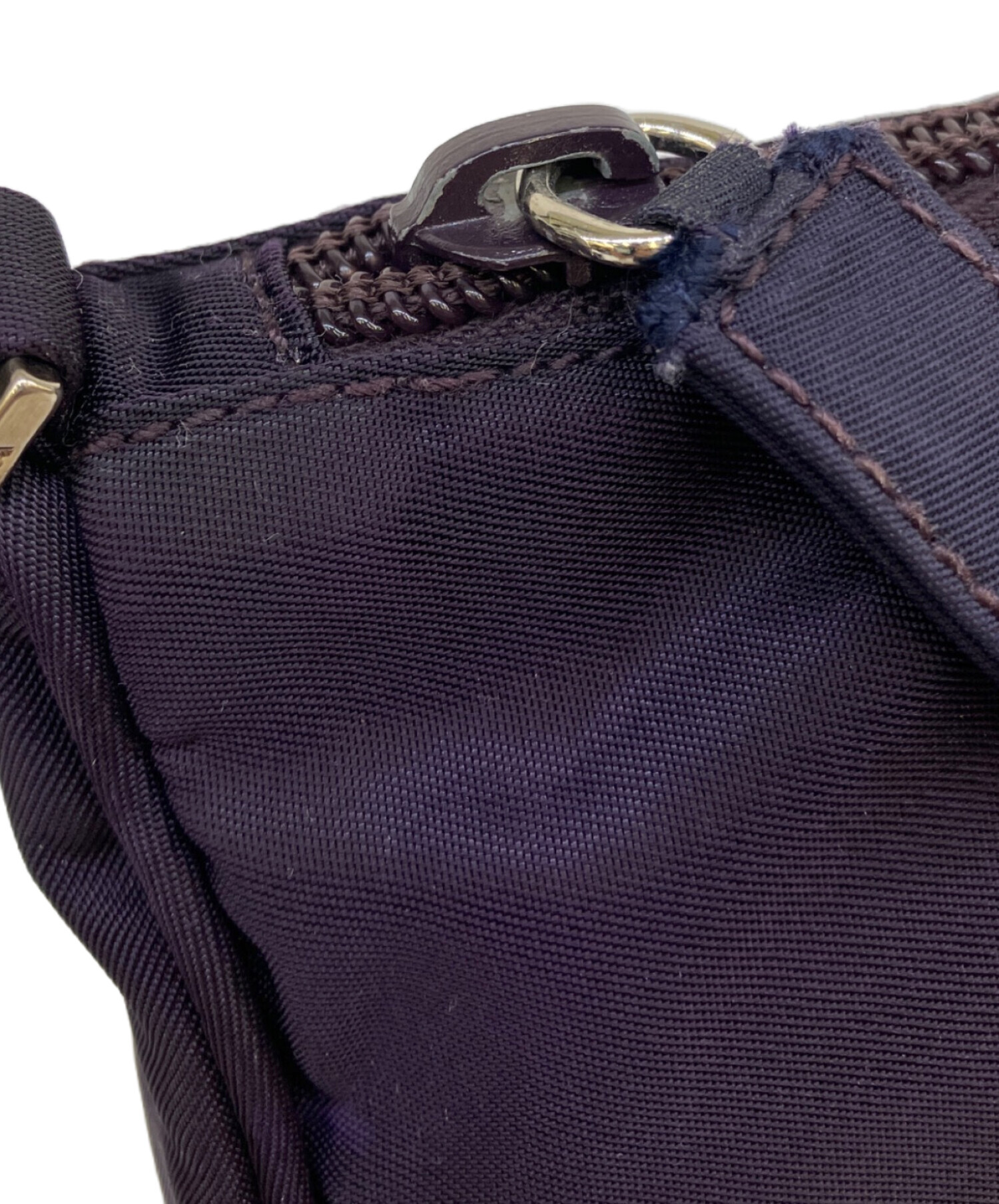 中古・古着通販】PRADA (プラダ) ナイロンポーチ パープル｜ブランド