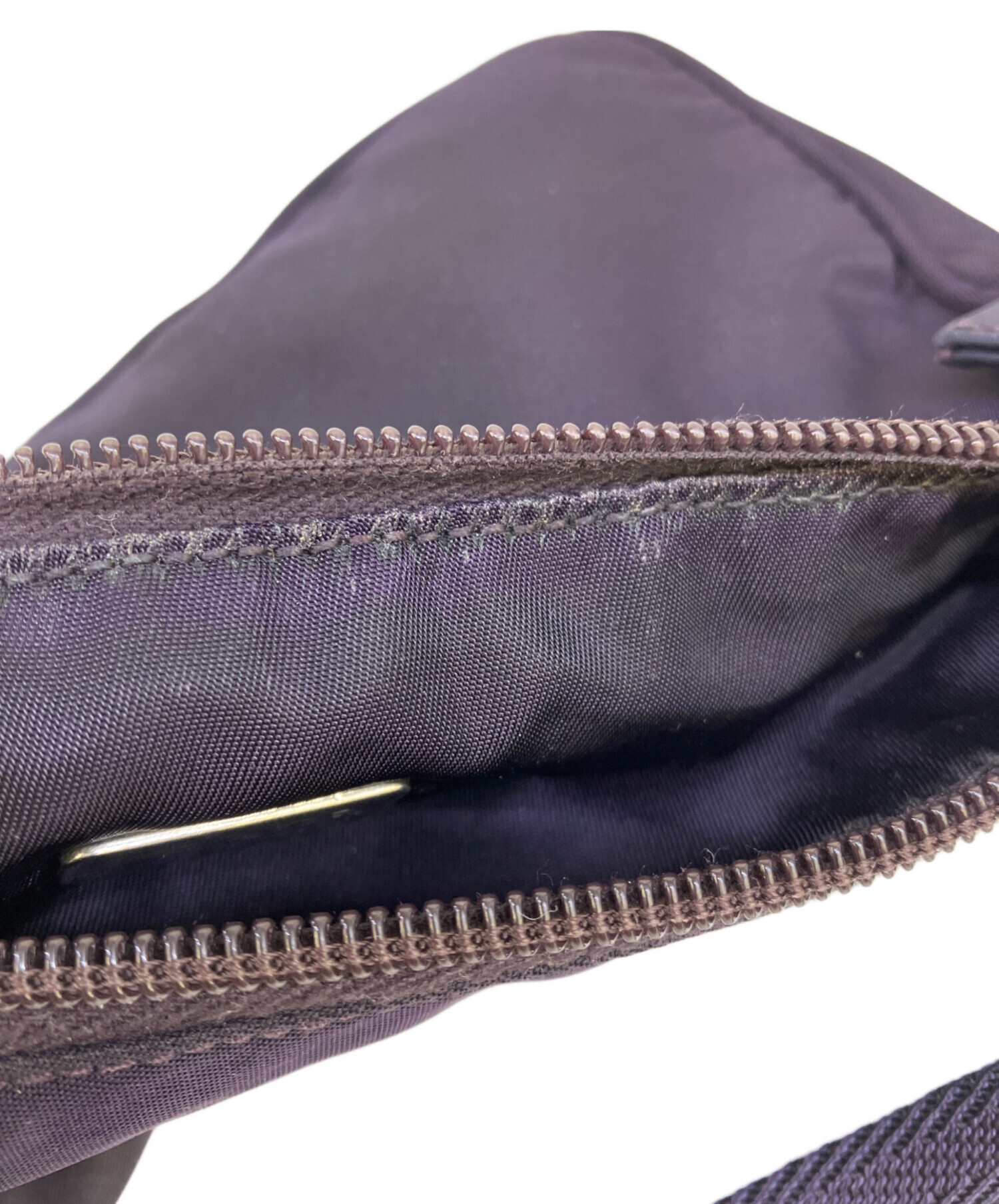 中古・古着通販】PRADA (プラダ) ナイロンポーチ パープル｜ブランド