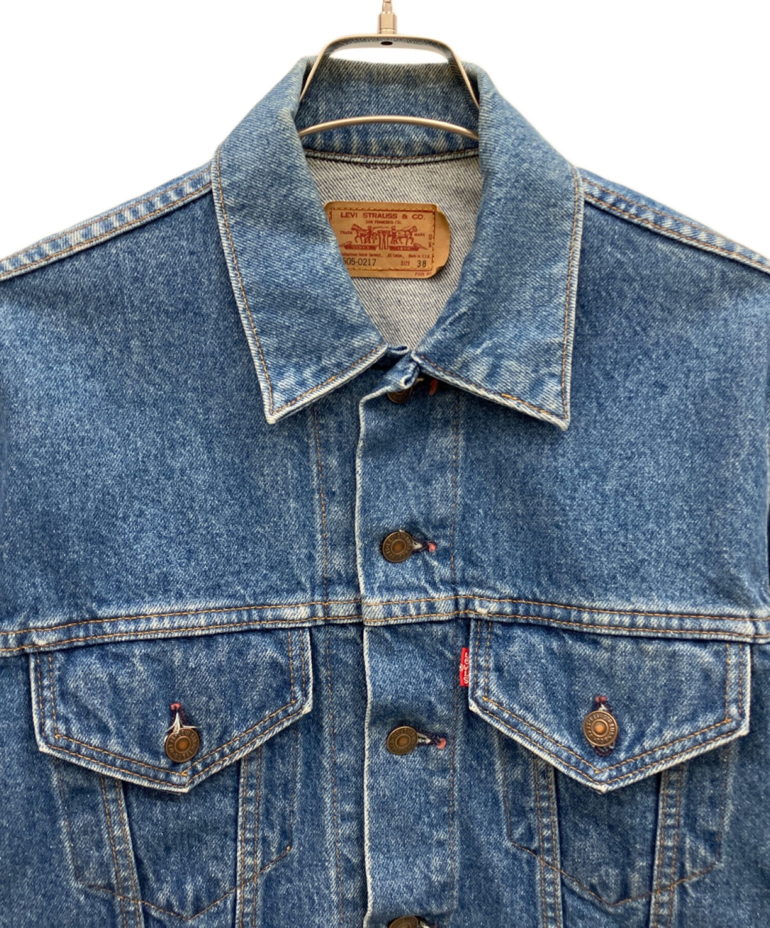 中古・古着通販】LEVI'S (リーバイス) デニムジャケット インディゴ