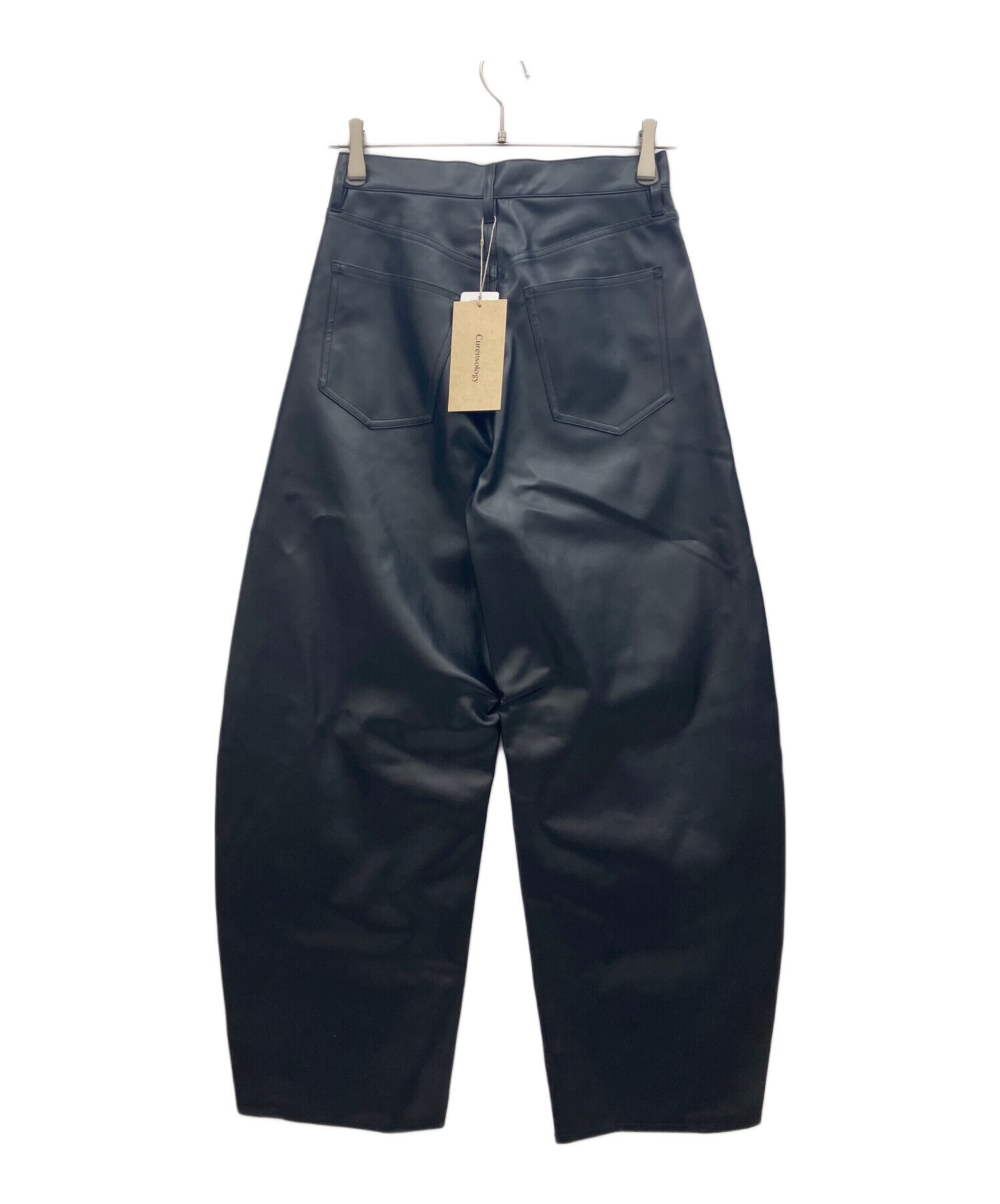 中古・古着通販】Curensology (カレンソロジー) レザーパンツ ブラック