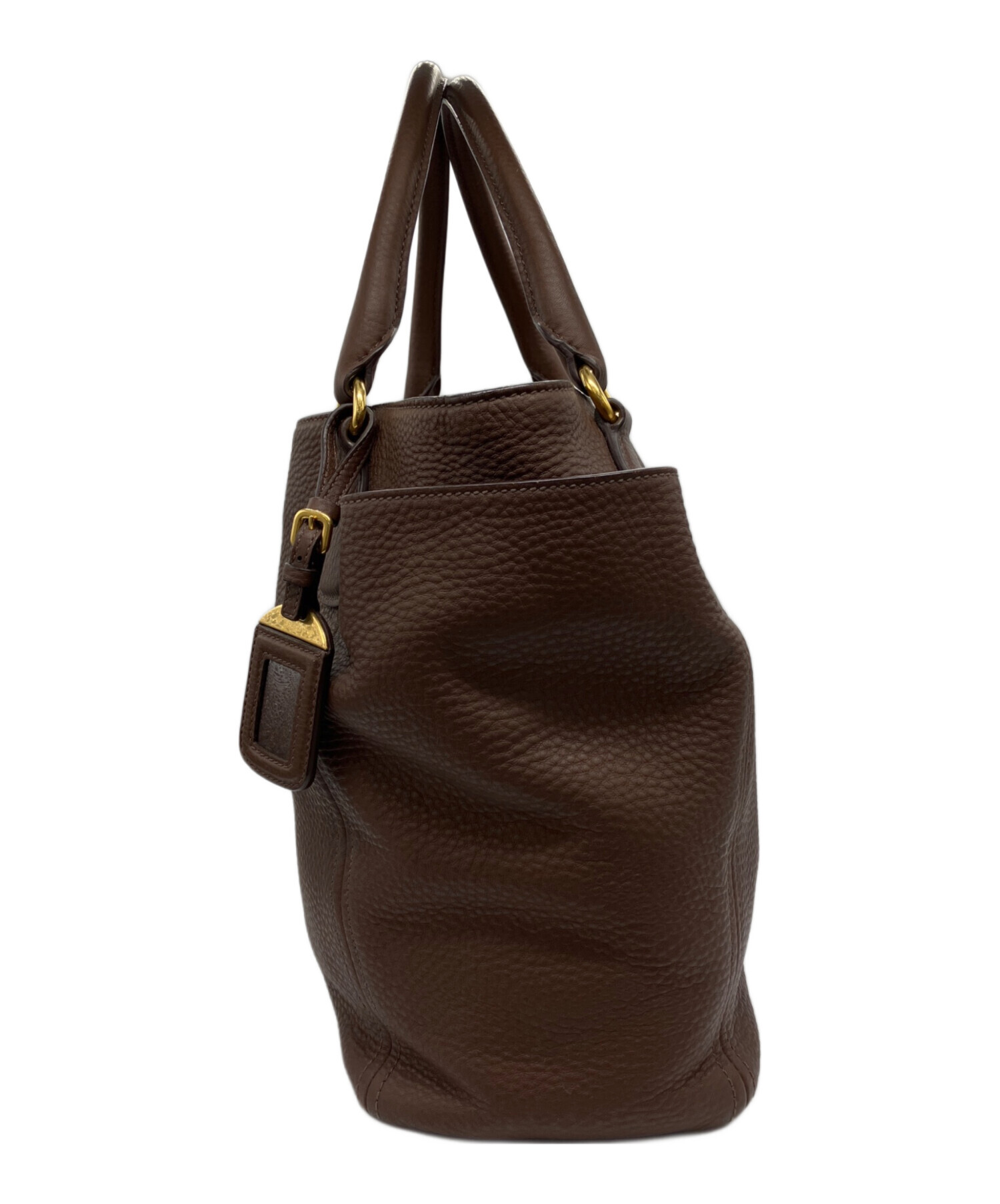 中古・古着通販】PRADA (プラダ) 2WAYバッグ ブラウン｜ブランド・古着