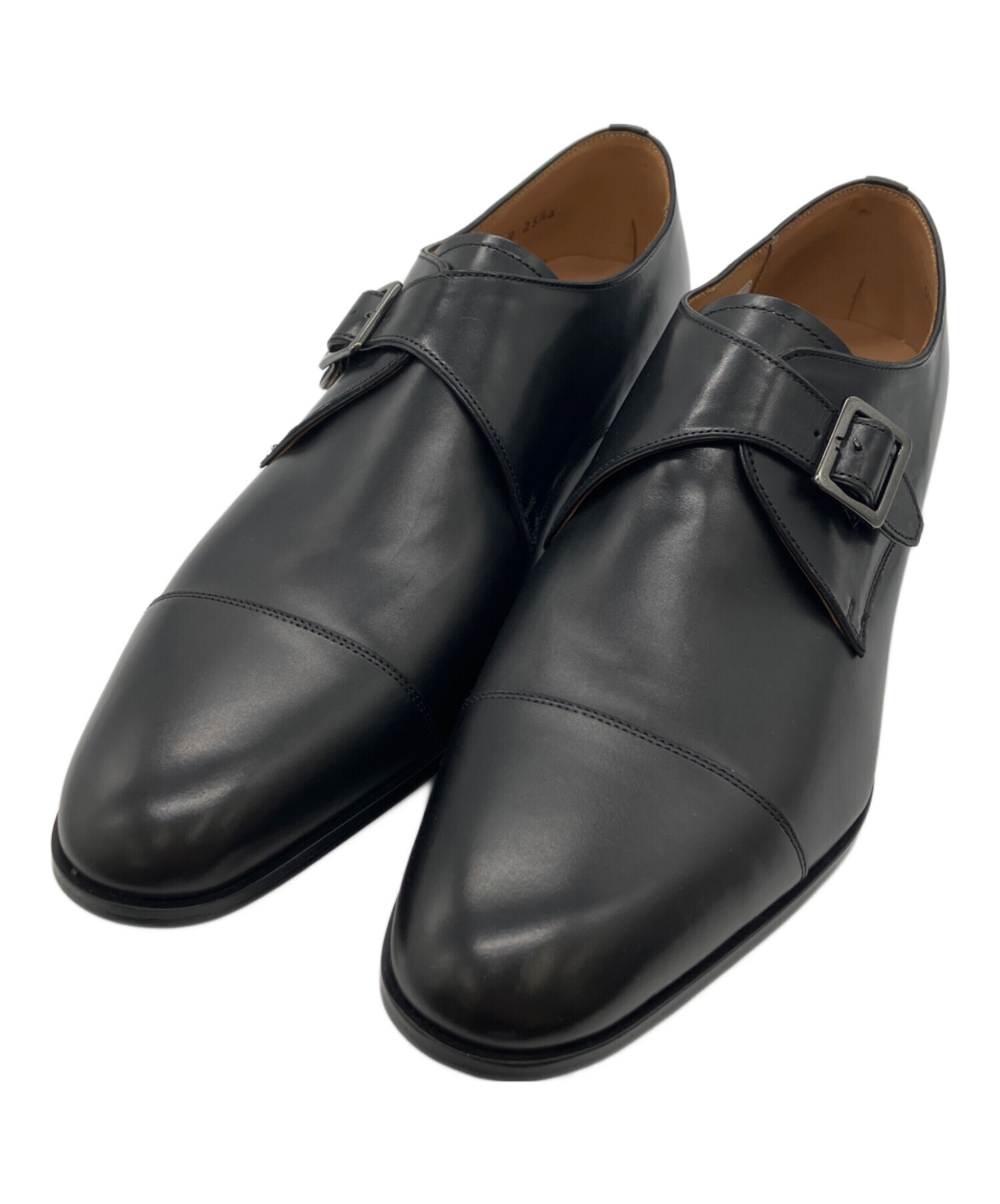 中古・古着通販】REGAL (リーガル) モンクストラップシューズ ブラック