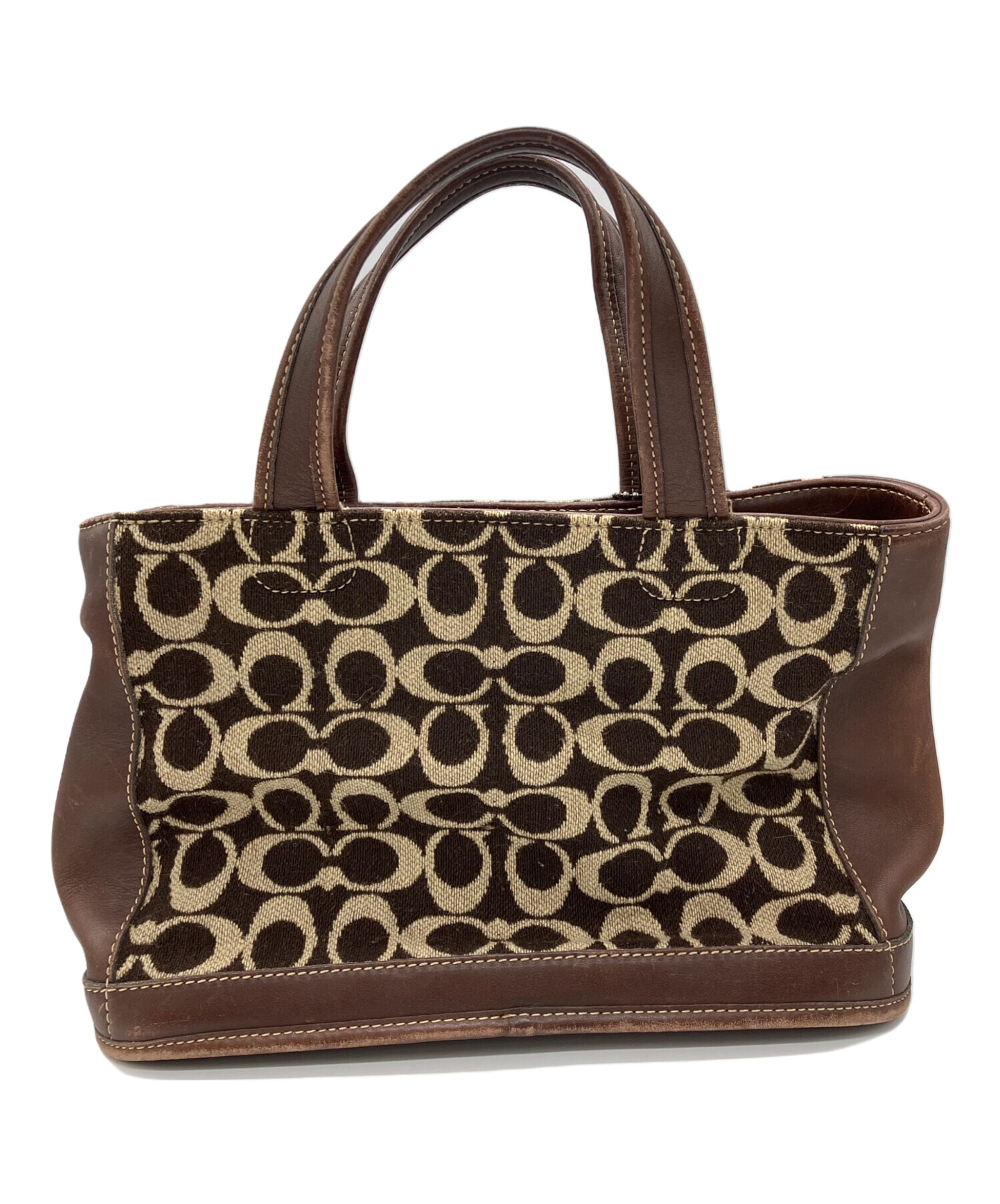 中古・古着通販】COACH (コーチ) ハンドバッグ ブラウン｜ブランド