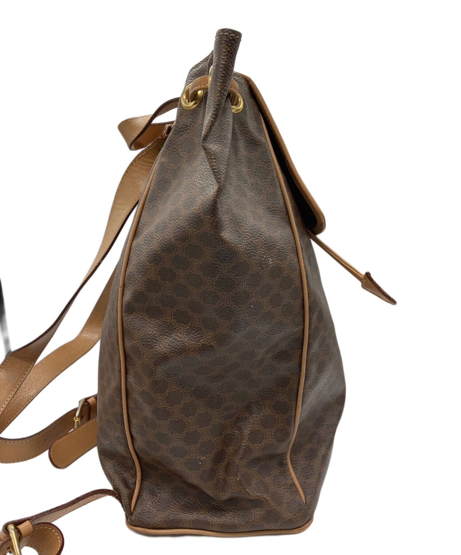 CELINE ブラウン バックパック 中古・古着通販】CELINE (セリーヌ) リュック ブラウン｜ブランド